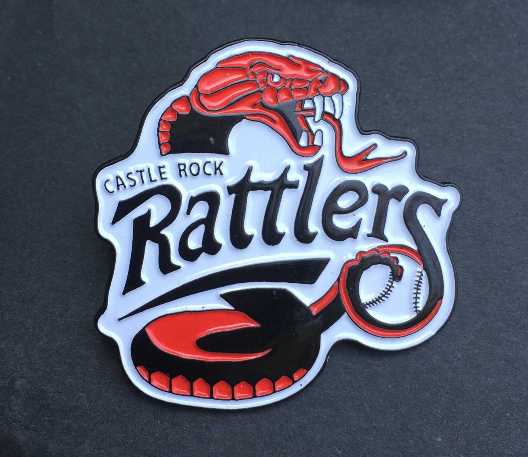 Lapel Pin design I worked on in collaboration for a baseball team.  I created artwork, presented multiple concepts and then made the technical specifications for manufacturing.