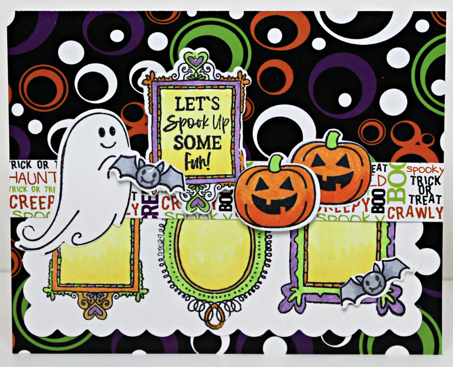 Finished project created by a consumer using the stamp and die kit that I designed as a freelancer in collaboration with the internal team at Diamond Press.