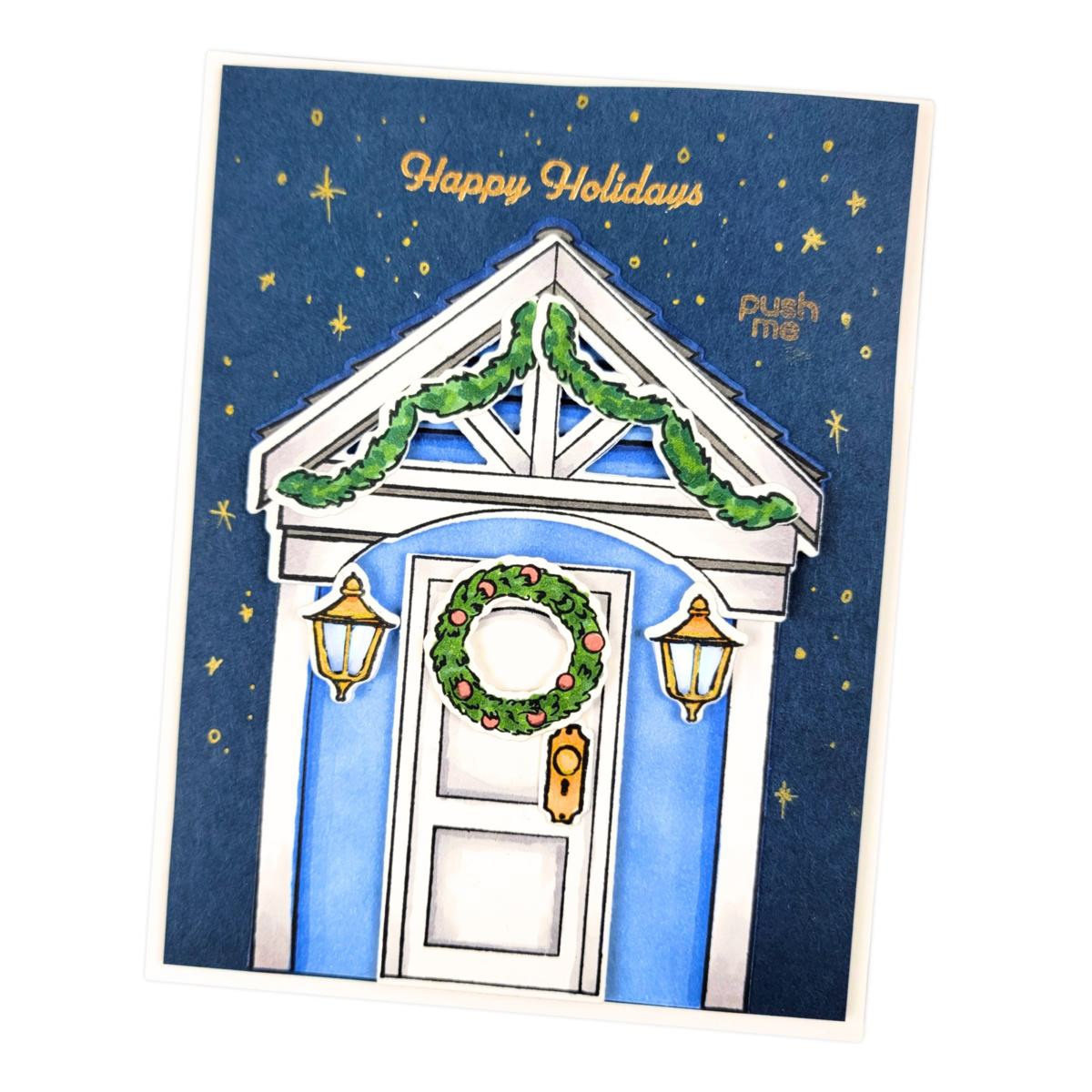 Customer Project created using the stamp and die kit I designed.