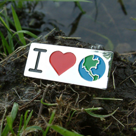 Lapel Pin design I worked on in collaboration for an Earth Day line.  I created artwork, presented multiple concepts and then made the technical specifications for manufacturing.