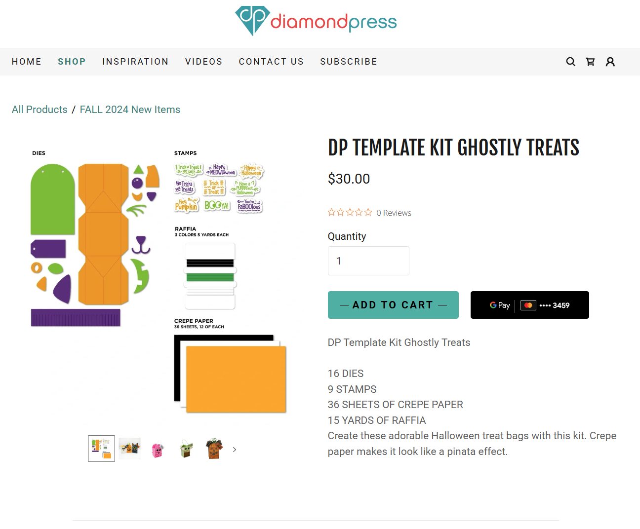 Website listing for the 3D treat boxes I designed  and collaborated on for Diamond Press for HSN.