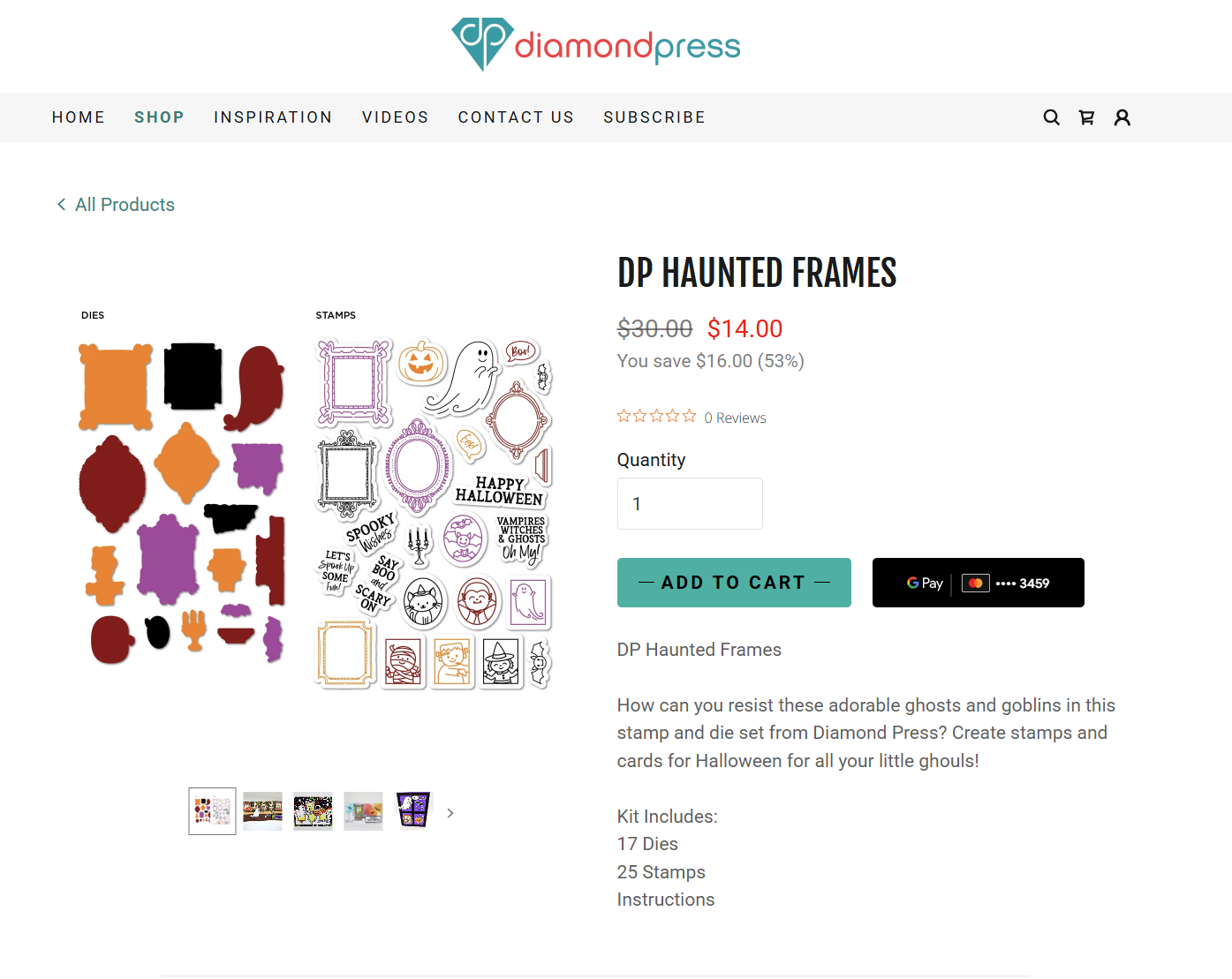 Website listing for this crafting kit that I designed the layout, artwork and specifications for manufacturing .