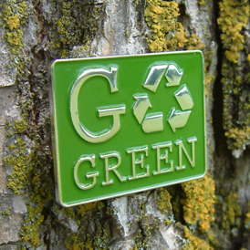 Lapel Pin design I worked on in collaboration for an Earth Day line.  I created artwork, presented multiple concepts and then made the technical specifications for manufacturing.