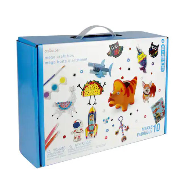 Finishe craft kit I designed in the retail packaging.