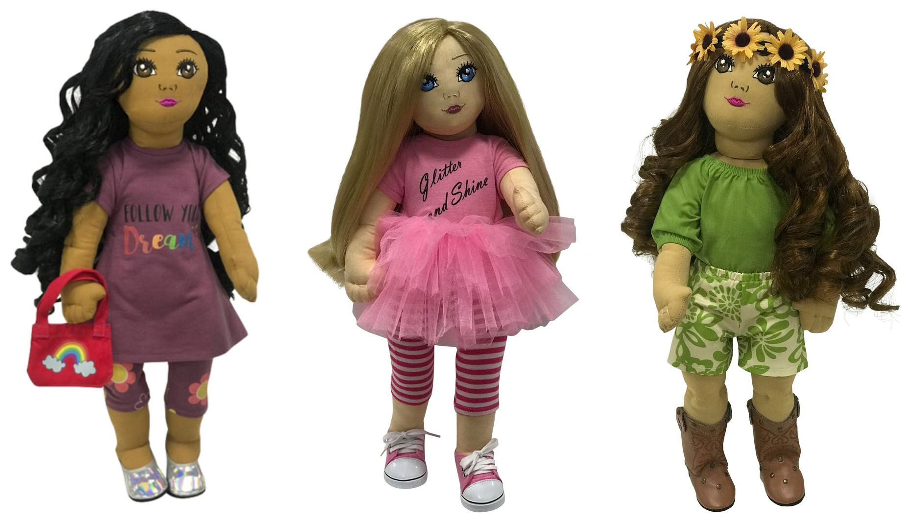 Doll Body design for a small toy company.  I collaborated with the owner to create the doll body concept, design, technical specifications for manufacturing and also set up the face embroidery for mass production.