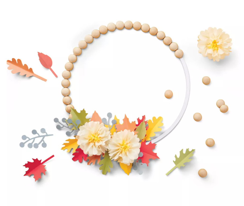 Rendering of the nearly completed project.  A home decor wreath making kit that I collaborated on the design and concept for Target's Mondo Llama line.