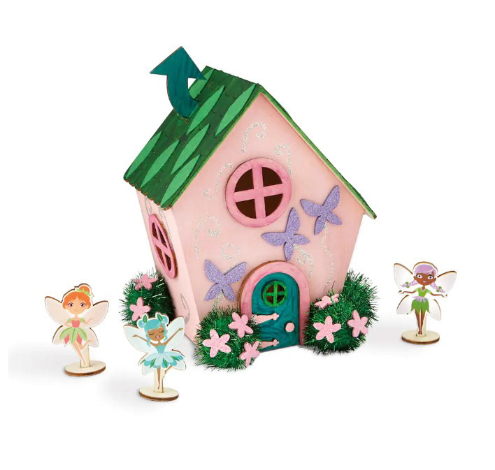 Finished project once the consumer assembles the 3D wood craft activity kit.  As a freelancer, I created the concept art, dielines, component selection and technical specifications for mass production for this product, in collaboration with internal teams.