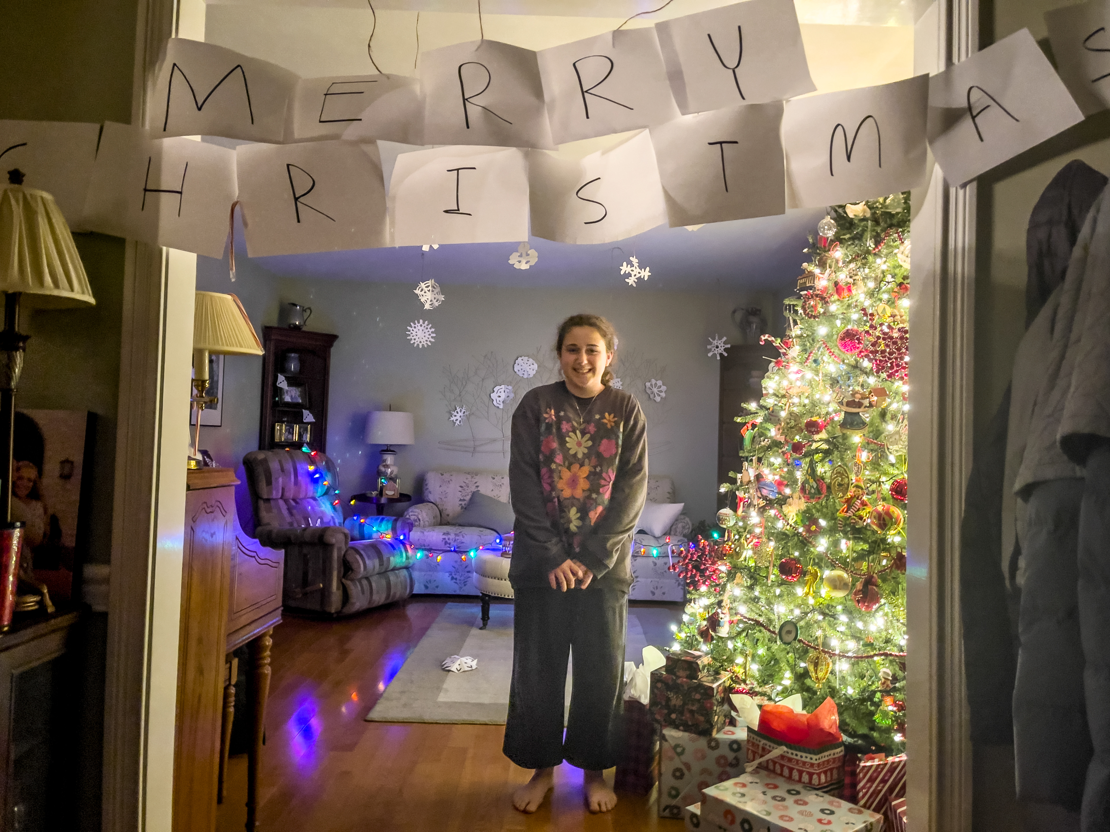Livi's Christmas morning surprise