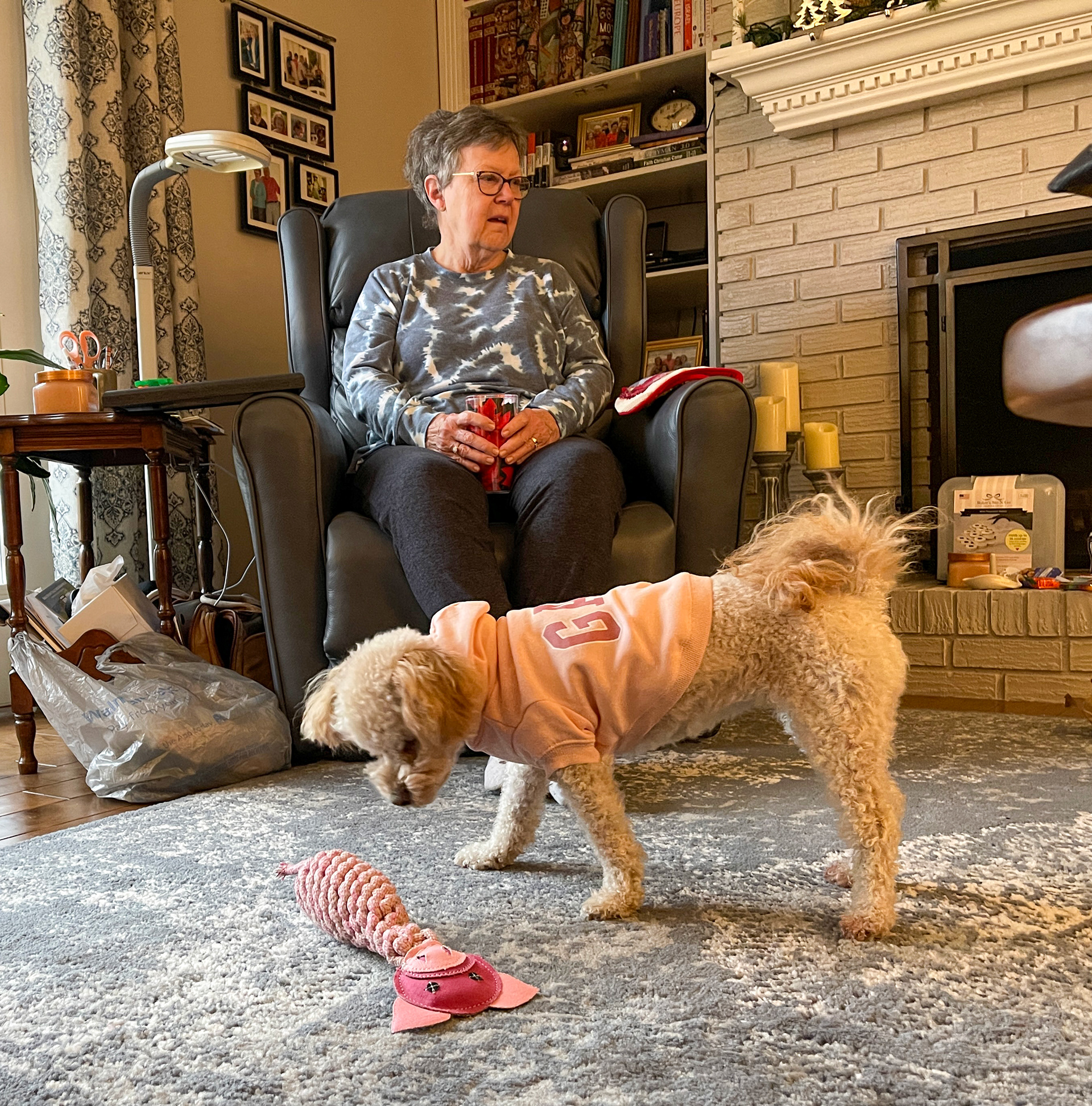 Coco got a new sweater