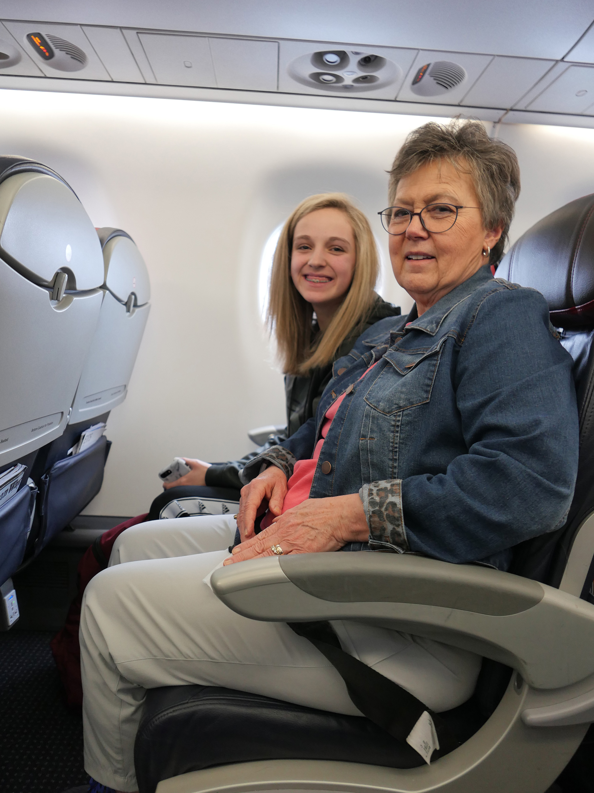 Kenna's first flight