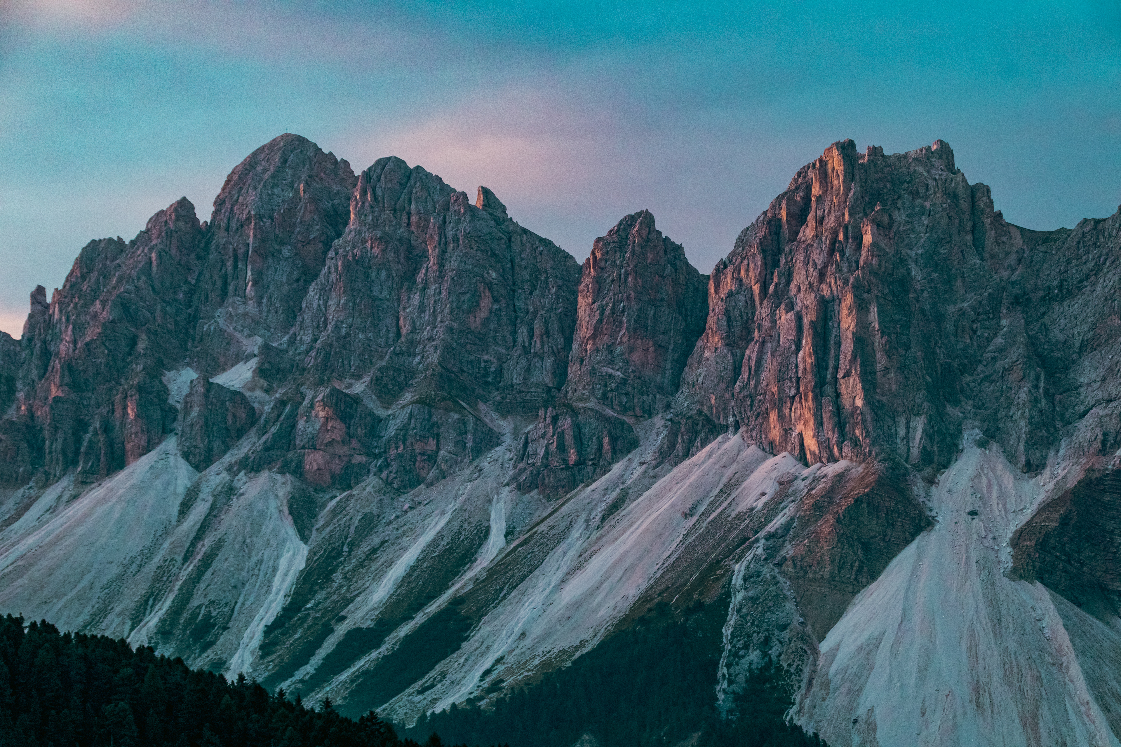 First rays of light