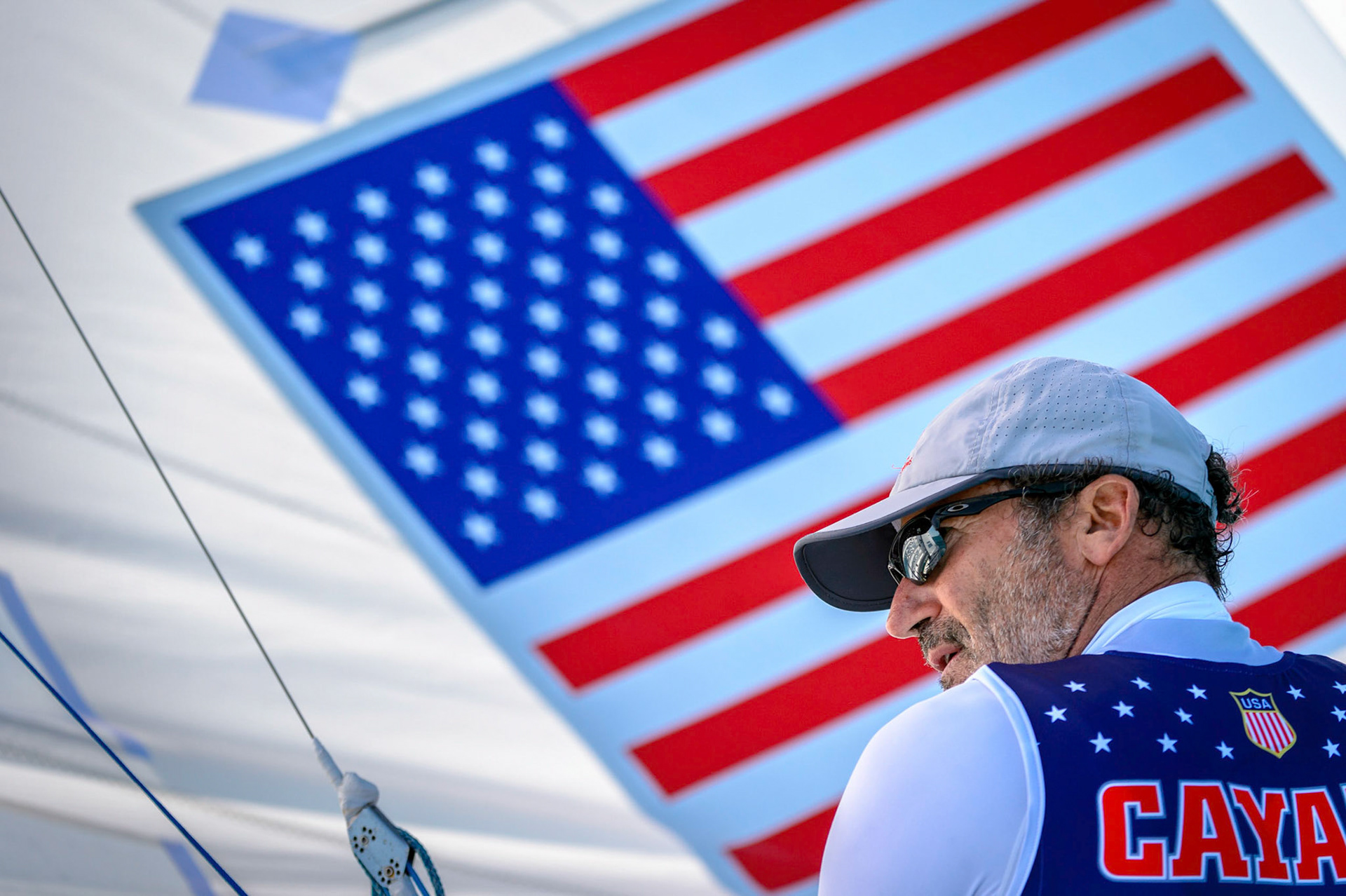 Bow: 11 // Sail: USA 8177 // Skipper: Paul Cayard USA // Crew: Josh Revkin USA