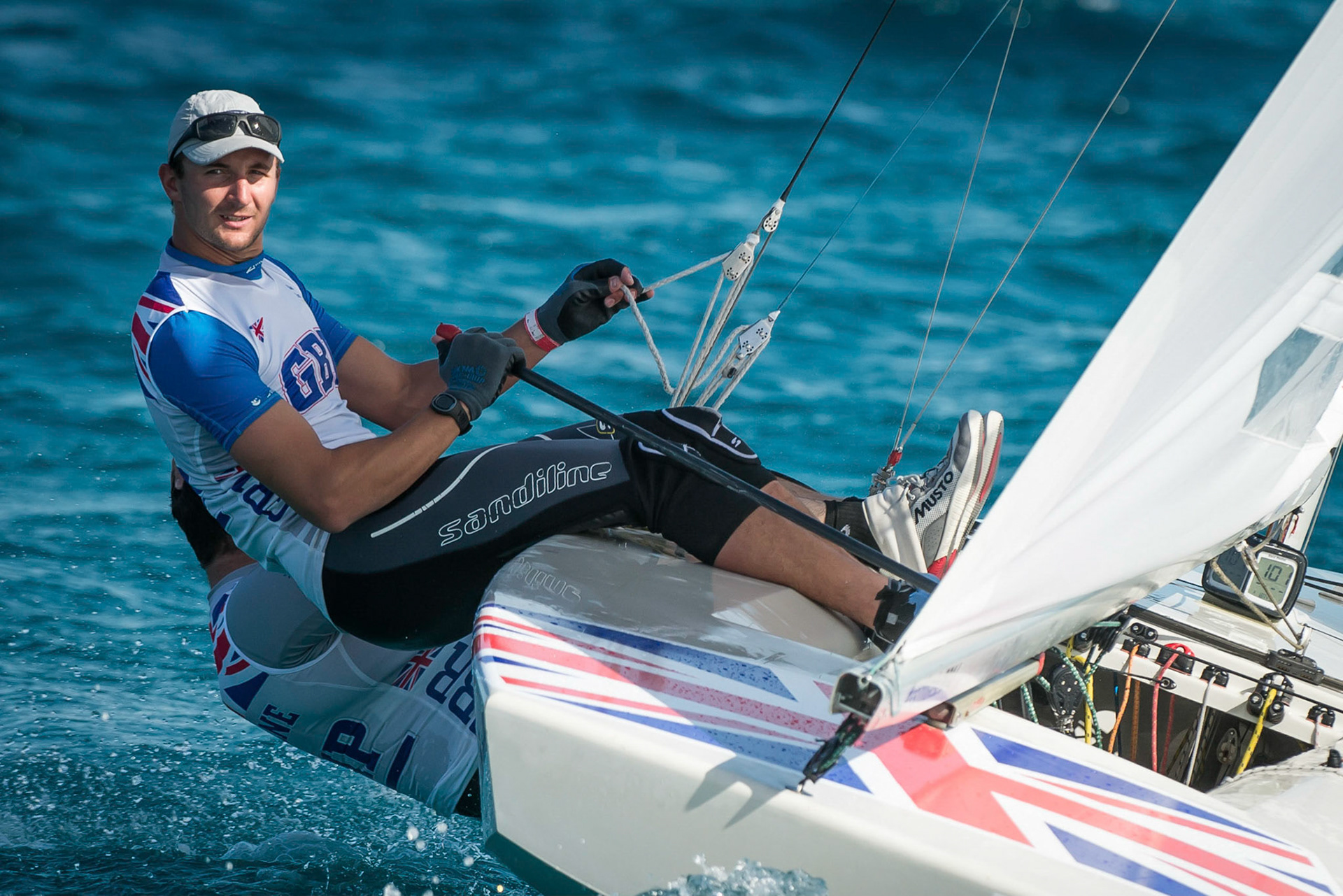 Bow no: 97 // Sail no: GBR 7829 // Skipper: Giles Scott, GBR // Crew: Steve Milne, GBR