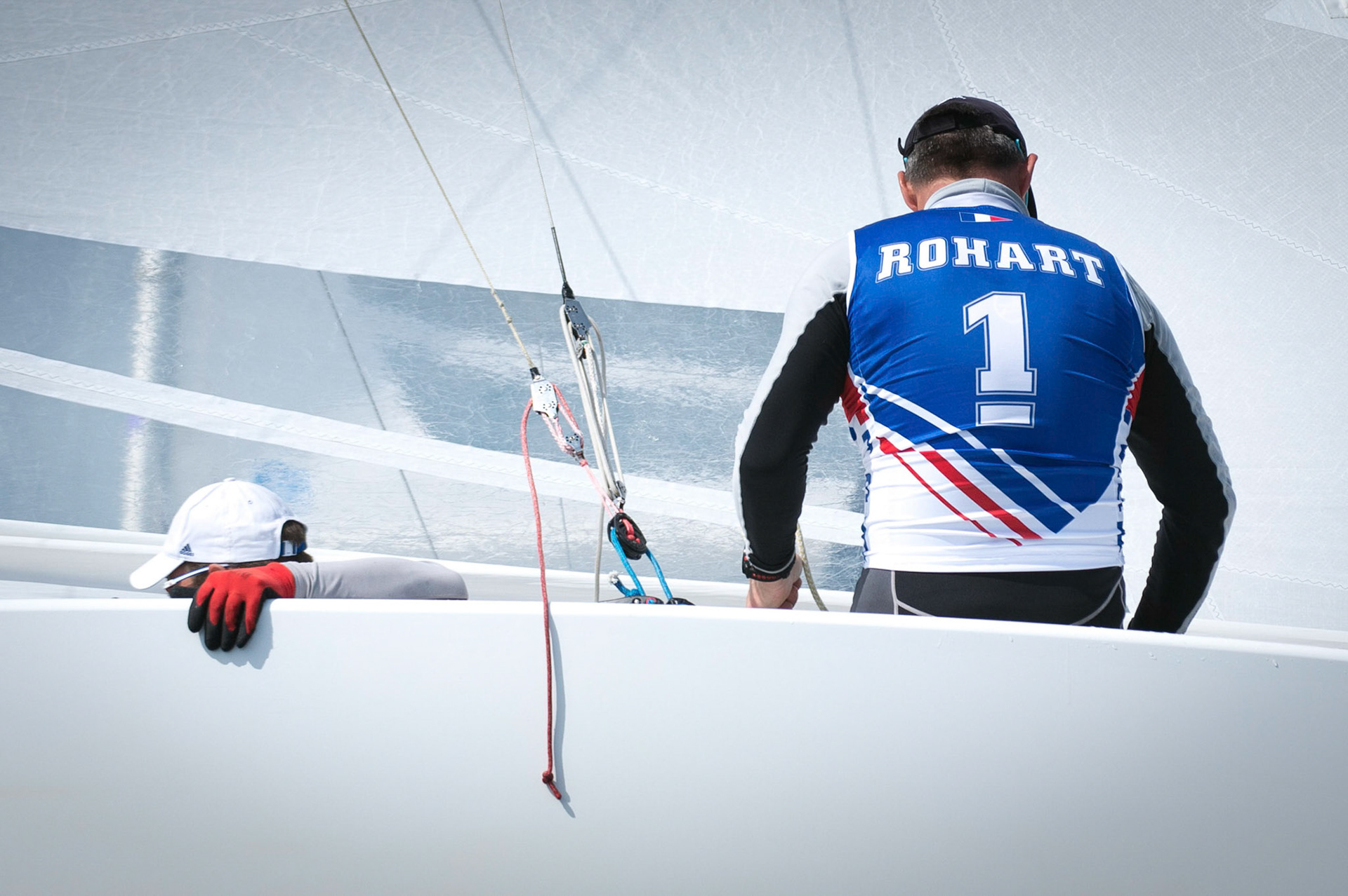 Bow no: 004 // Sail: FRA 8237 // Skipper: Xavier ROHART // Crew: Pierre-Alexis PONSOT