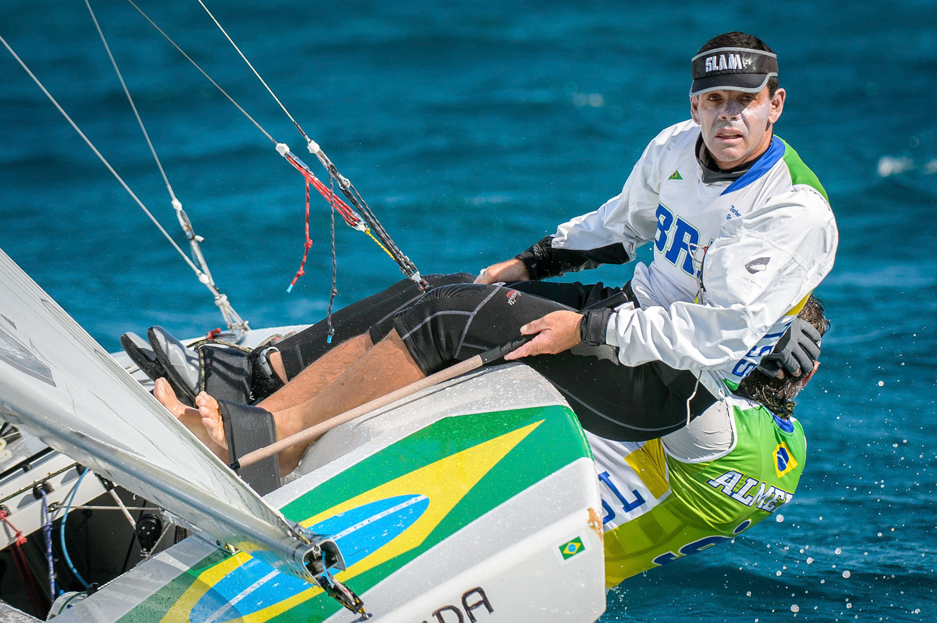 Bow no: 16 // Sail no: BRA 8210 // Skipper: Torben Grael, BRA // Crew: Guilherme de Almeida, BRA