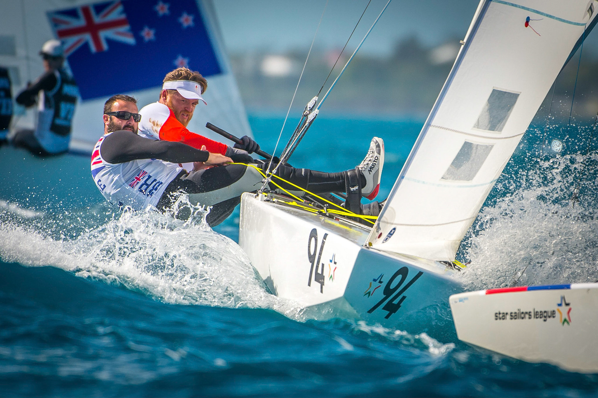 Bow: 94 // Sail: DEN 7829 // Skipper: Jonas Hogh-Christensen DEN // Crew: Steve Milne  GBR