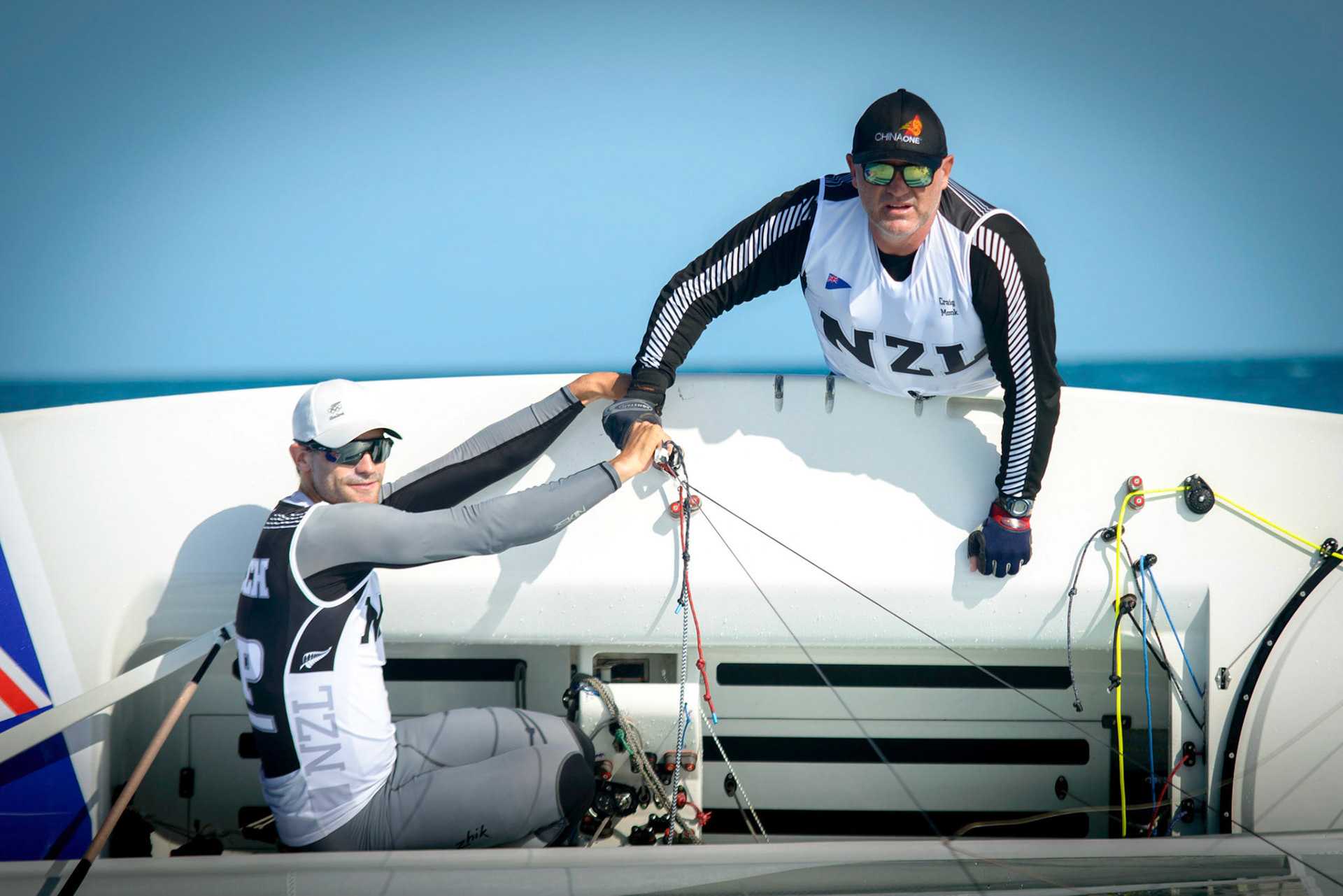 Bow: 93 // Sail: NZL 8316 // Skipper: Sam Meech NZL // Crew: Craig Monk NZL
