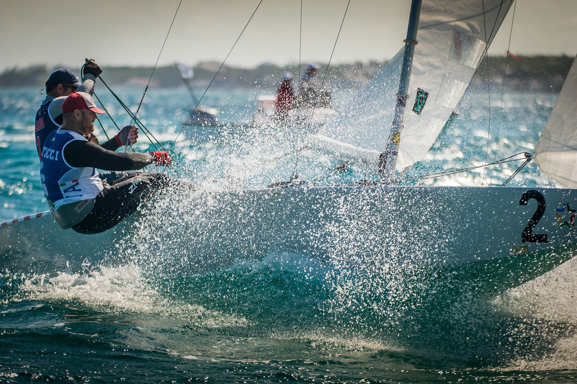 Bow: 02 // Sail: USA 8320 // Skipper: George Szabo USA // Crew: Edoardo Natucci ITA