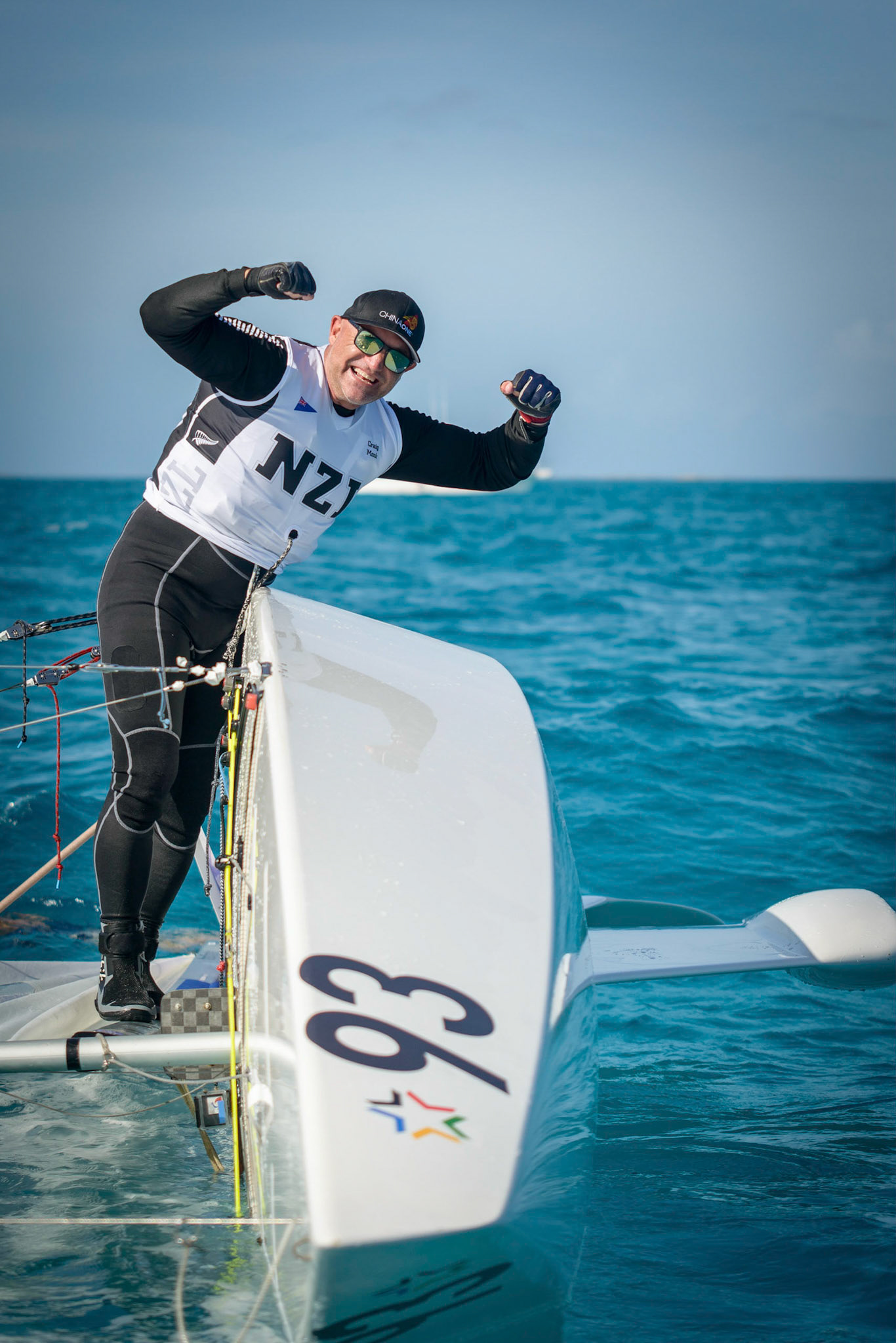 Bow: 93 // Sail: NZL 8316 // Skipper: Sam Meech NZL // Crew: Craig Monk NZL