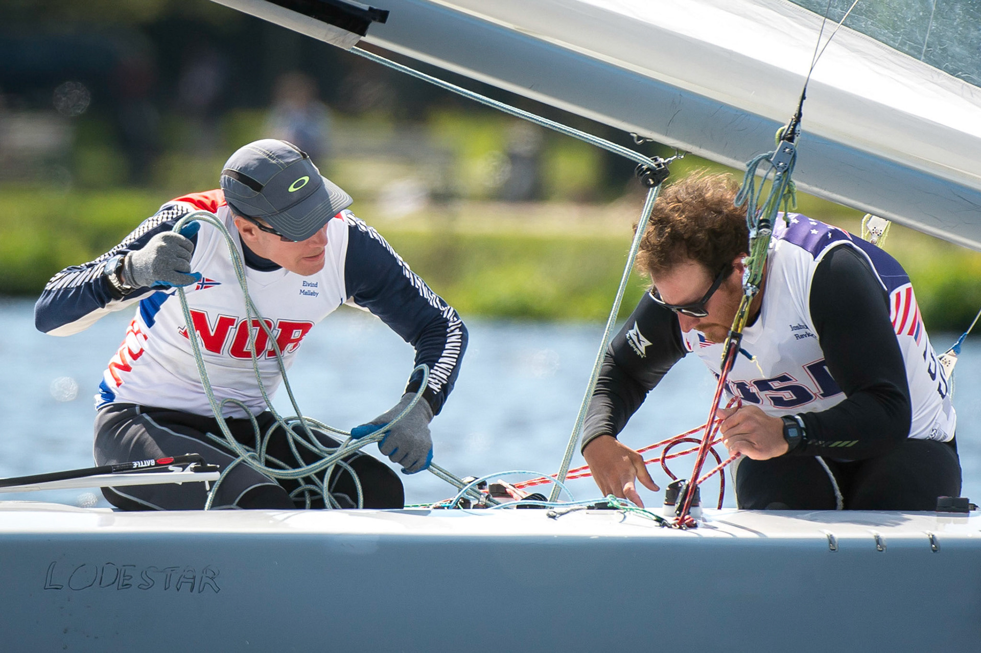 Bow no: 010 // Sail: NOR 8317 // Skipper: Eivind MELLEBY // Crew: Joshua REVKIN