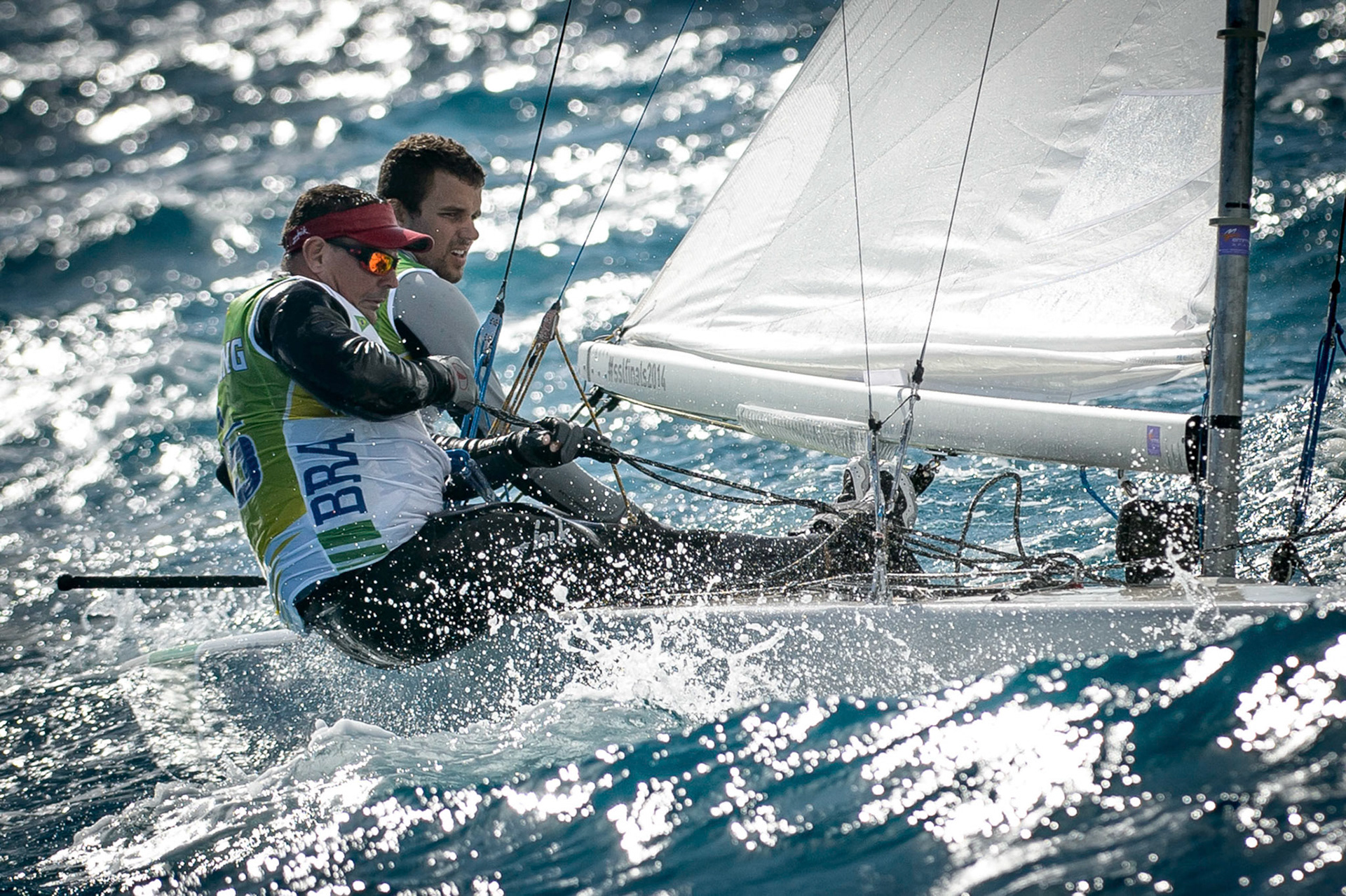 Bow no: 98 // Sail no: BRA 8391 // Skipper: Jorge Zarif, BRA // Crew: Henry Boening, BRA