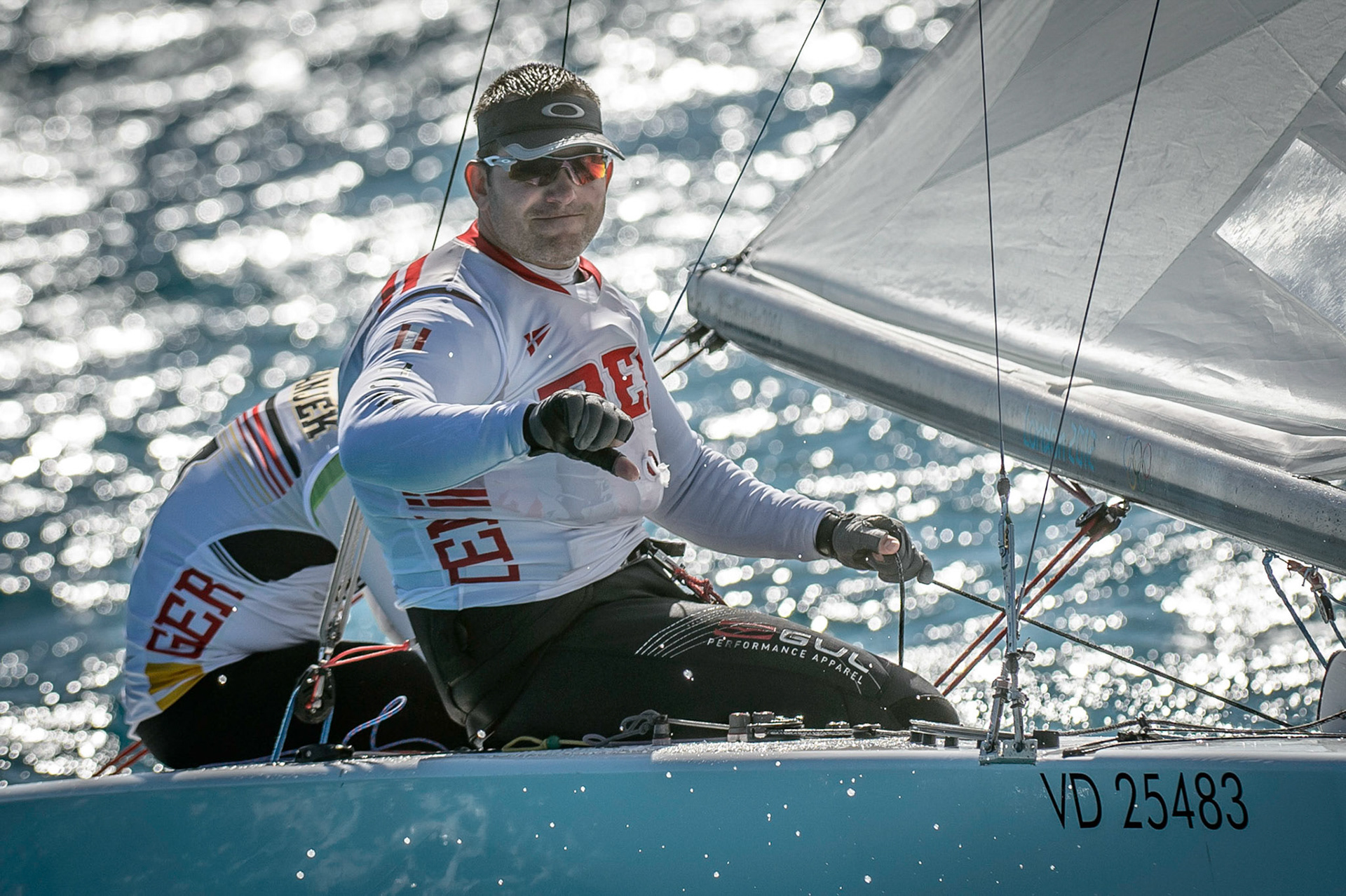 Bow no: 03 // Sail no: GER 8455 // Skipper: Robert Stanjek, GER // Crew: Claus Olesen, DEN