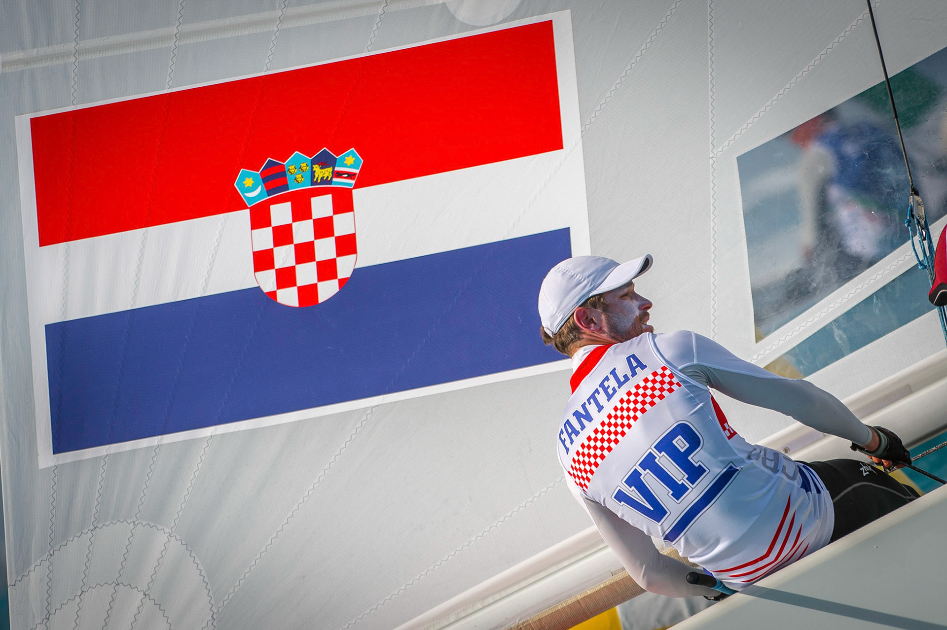 Bow: 96 // Sail: CRO 8543 // Skipper: Sime Fantela CRO // Crew: Antonio Arapovic CRO