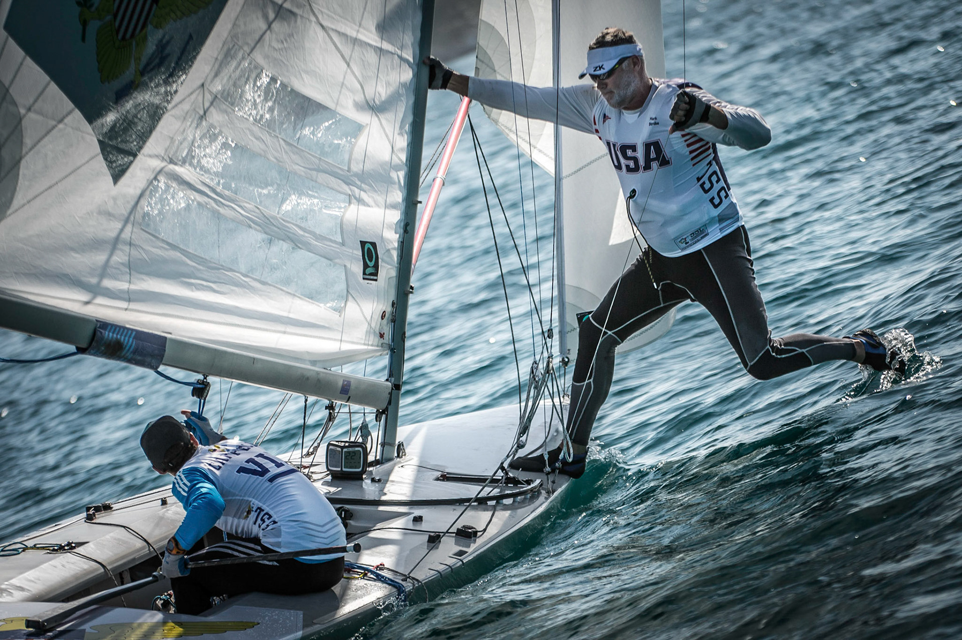 Bow: 88 // Sail: ISV 8409 // Skipper: Taylor Canfield ISV // Crew: Mark Strube USA