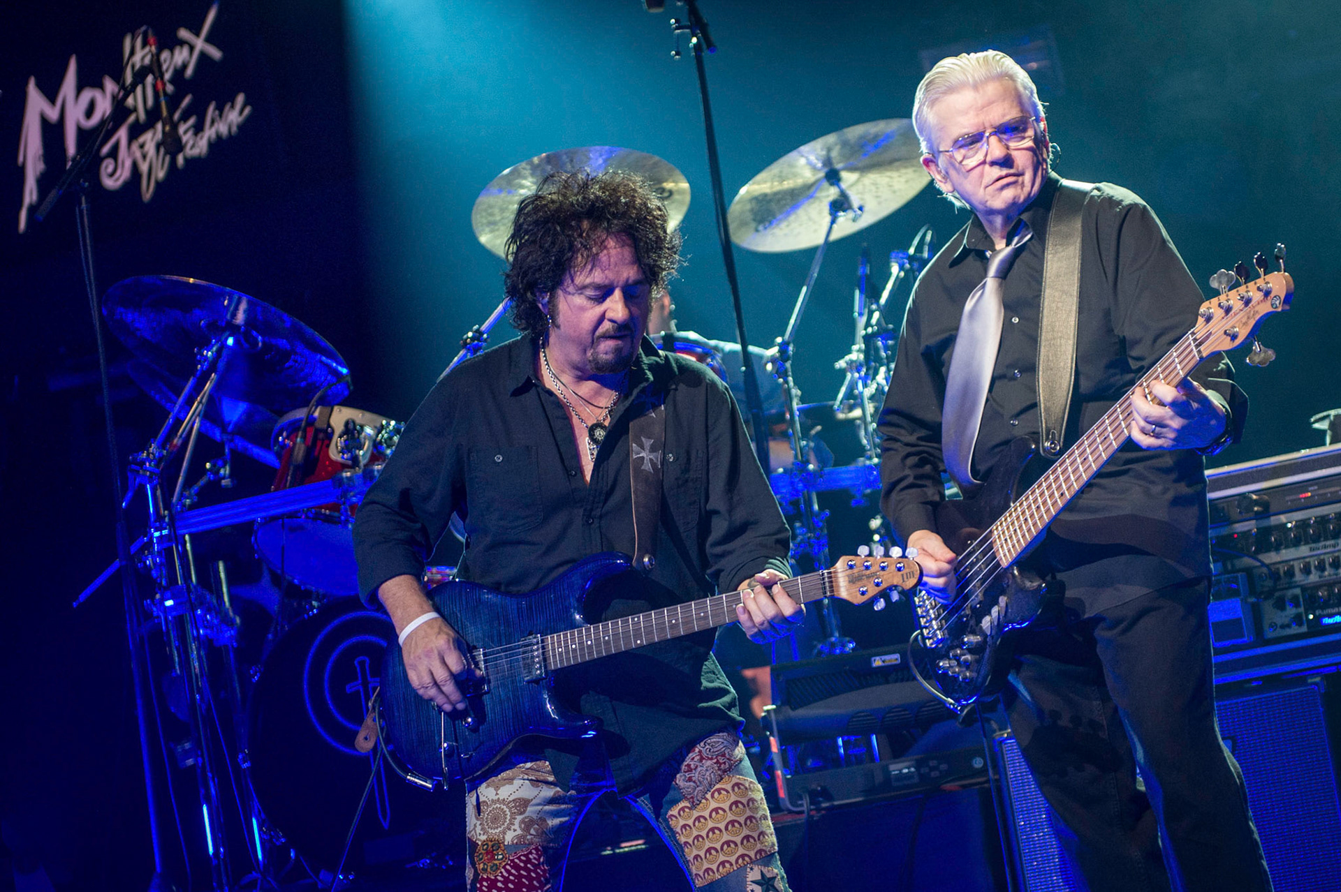 Steve Lukather et David Hungate de Toto