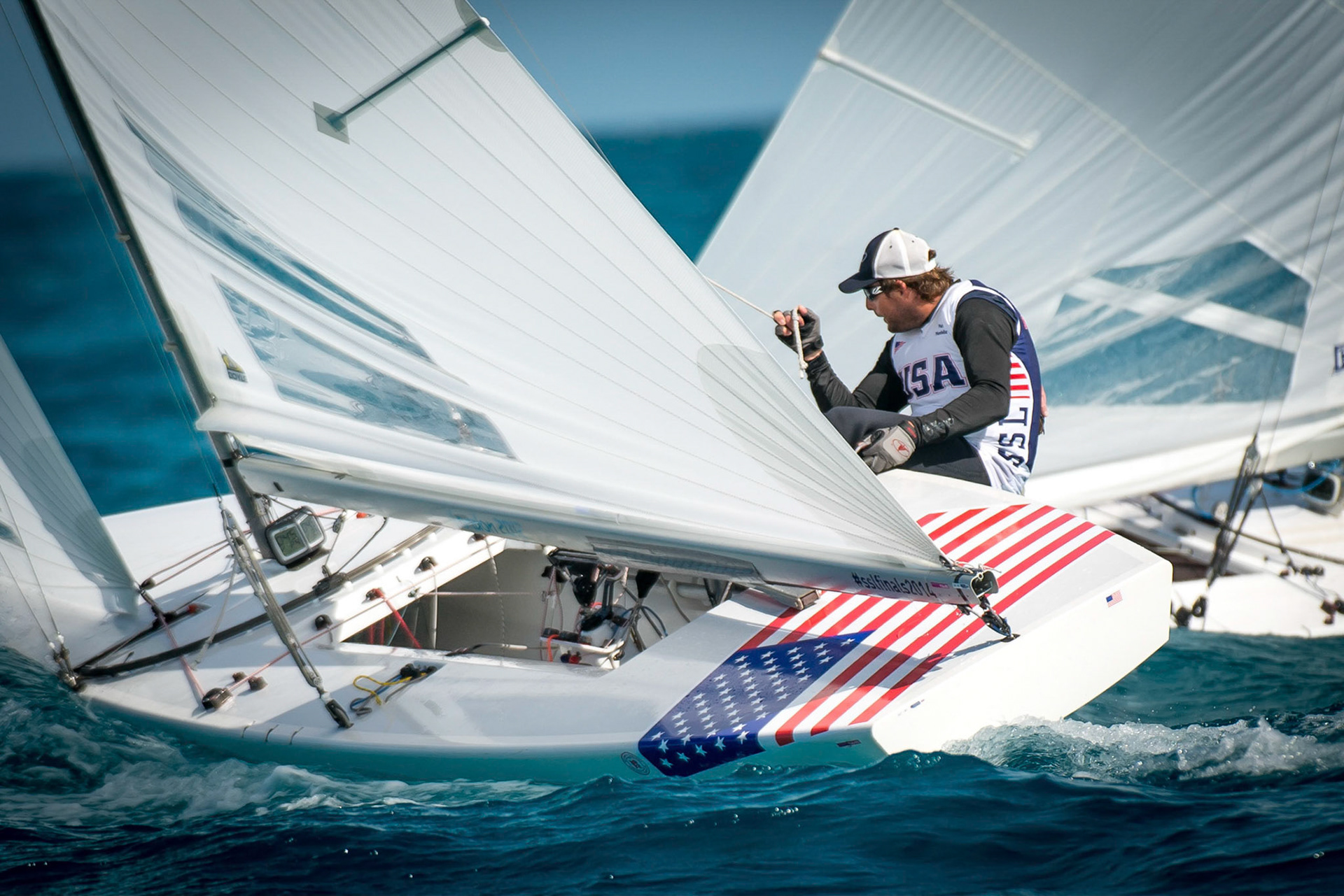 Bow no: 09 // Sail no: USA 8481 // Skipper: Mark Mendelblatt, USA // Crew: Brian Fatih, USA