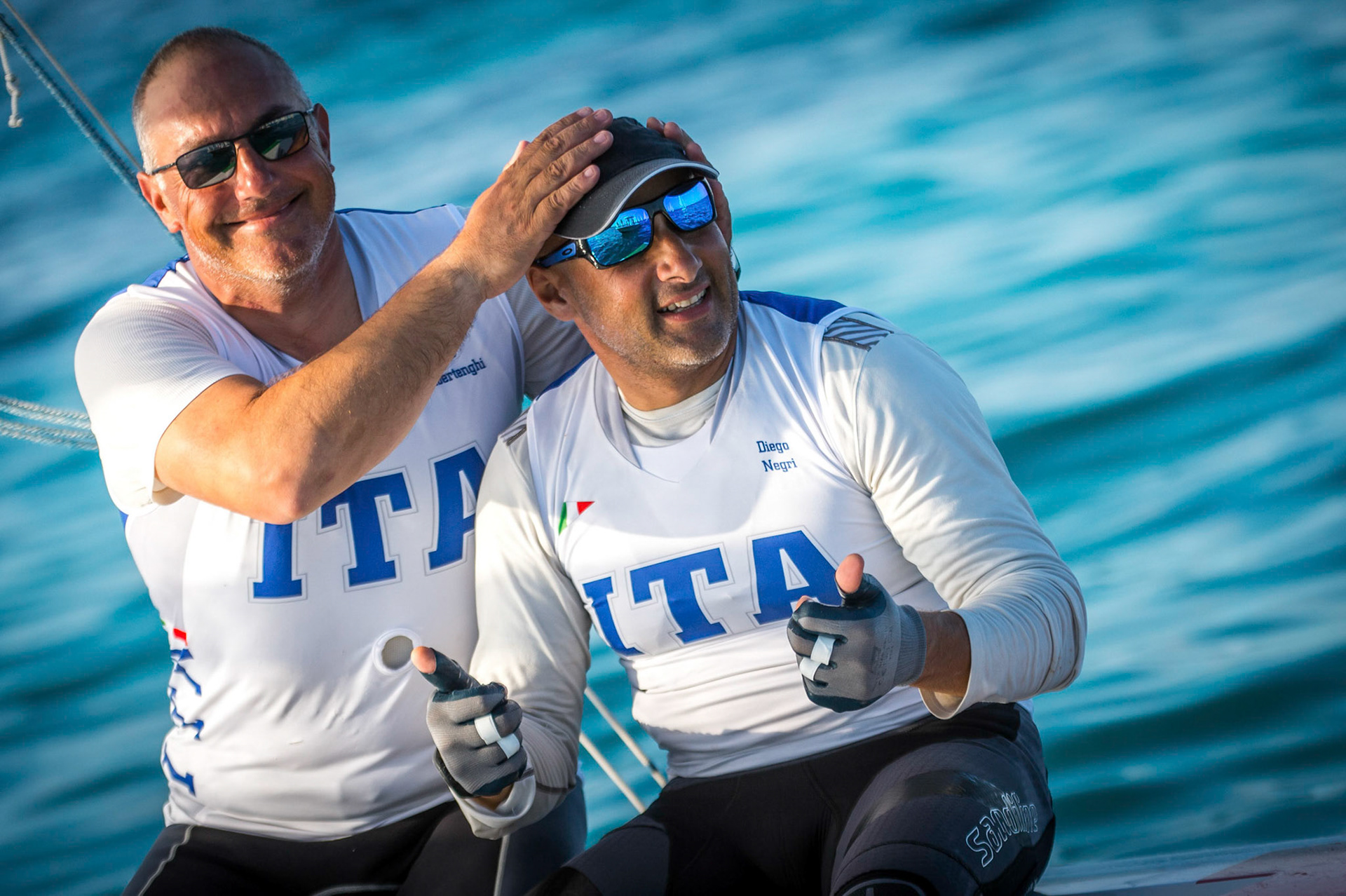 Bow: 03 // Sail: ITA 8497 // Skipper: Diego Negri ITA // Crew: Sergio Lambertenghi ITA