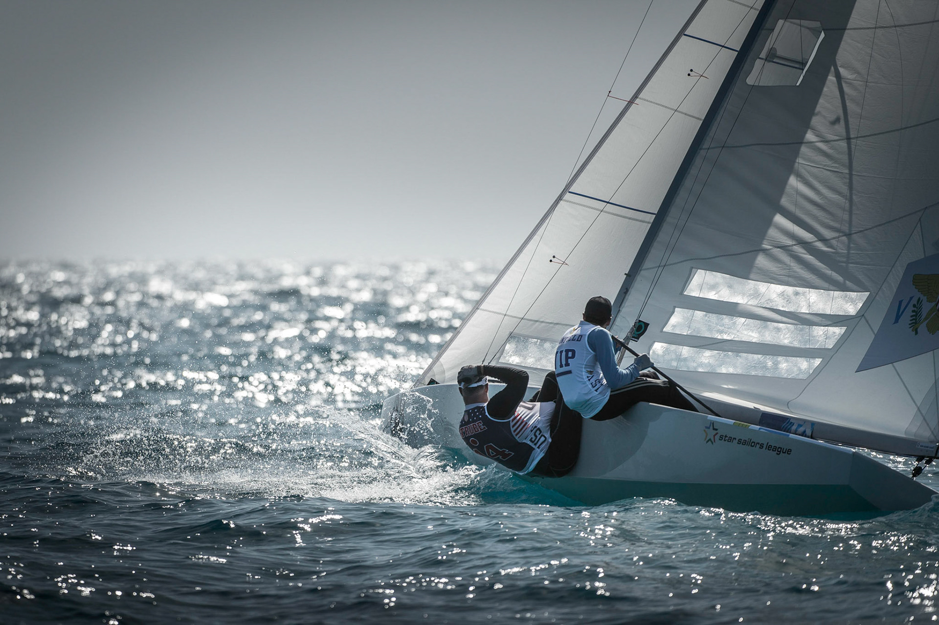 Bow: 88 // Sail: ISV 8409 // Skipper: Taylor Canfield ISV // Crew: Mark Strube USA