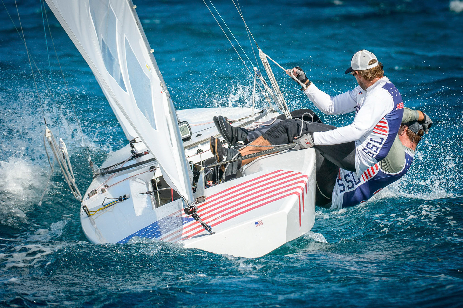 Bow no: 09 // Sail no: USA 8481 // Skipper: Mark Mendelblatt, USA // Crew: Brian Fatih, USA