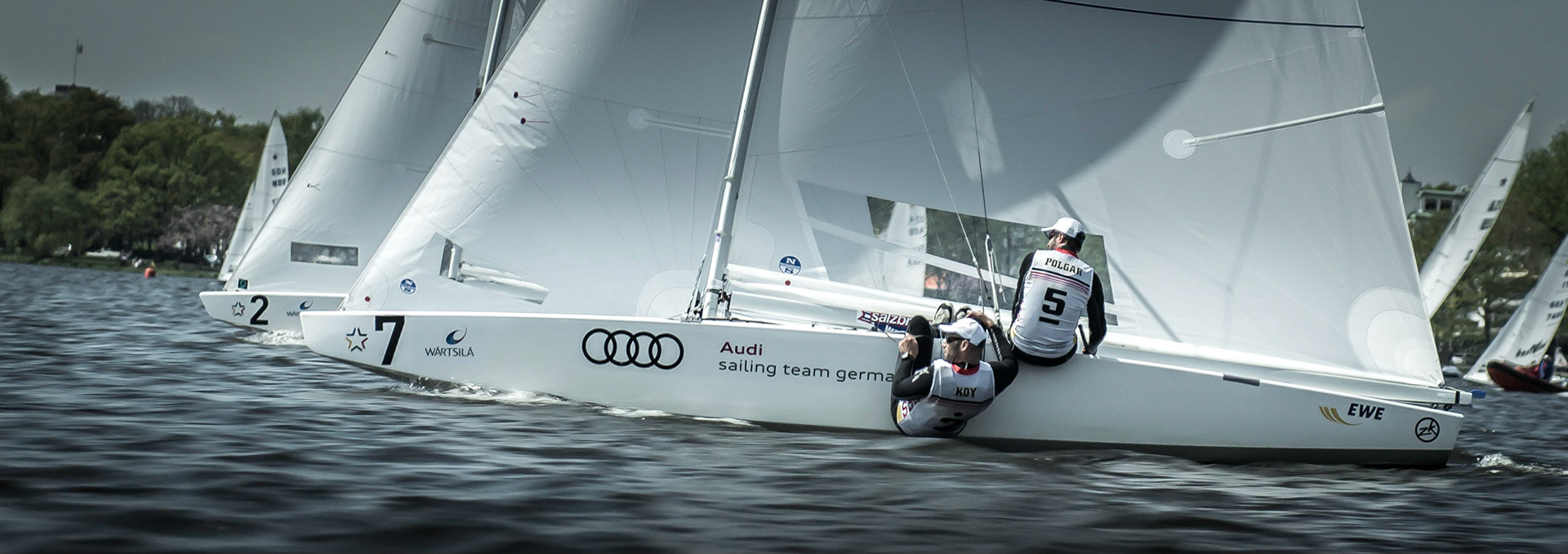 Bow no: 007 // Sail: GER 8442 // Skipper: Johannes POLGAR // Crew: Markus KOY