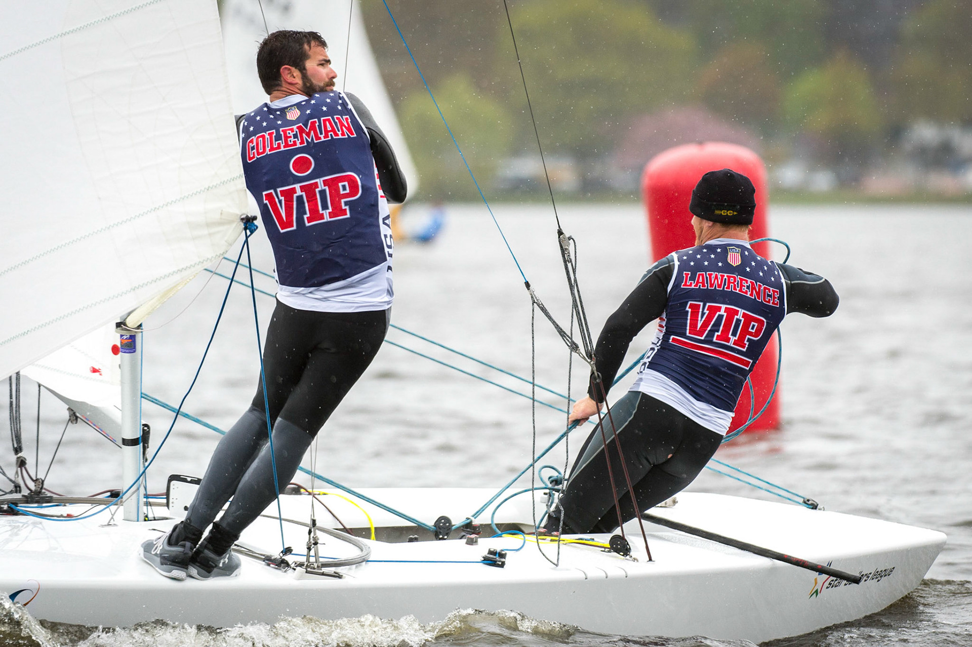 Bow no: 070 // Sail: USA 0002 // Skipper: Luke LAWRENCE // Crew: Ian COLEMAN