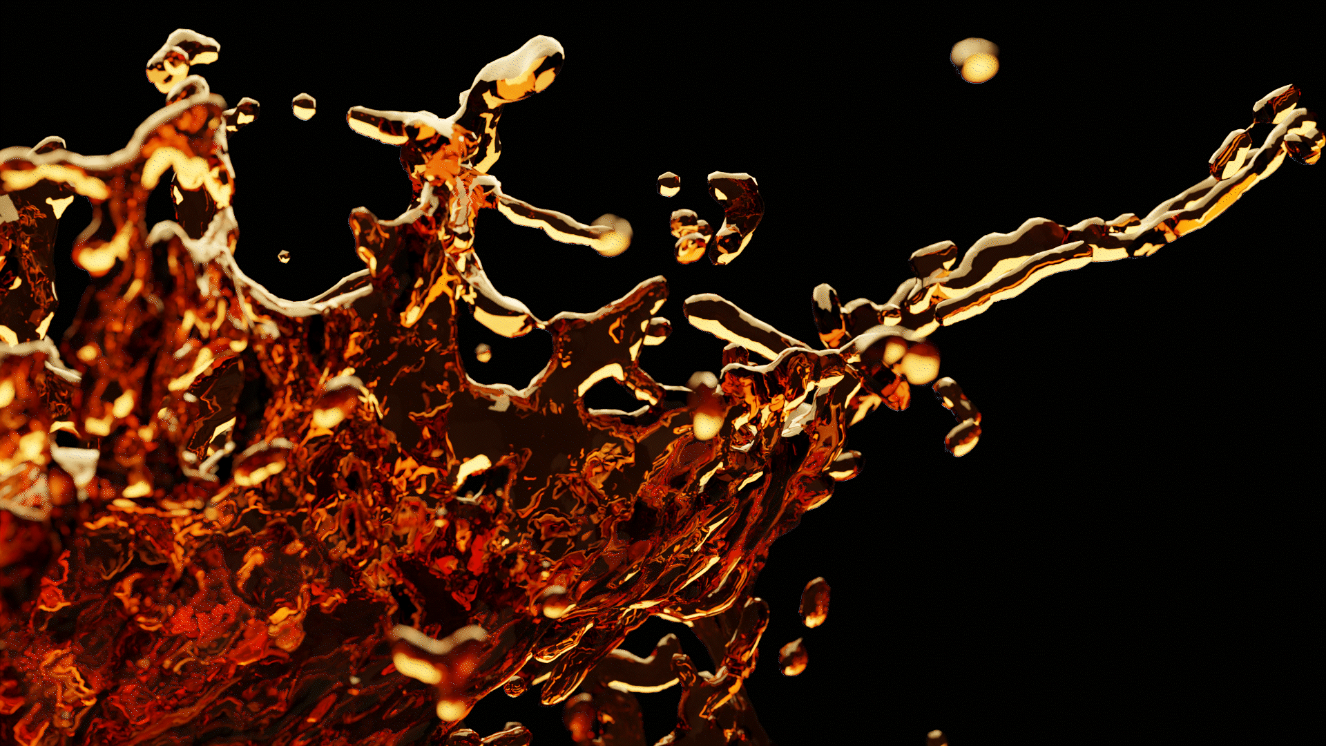 Breakdown of fluid simulation