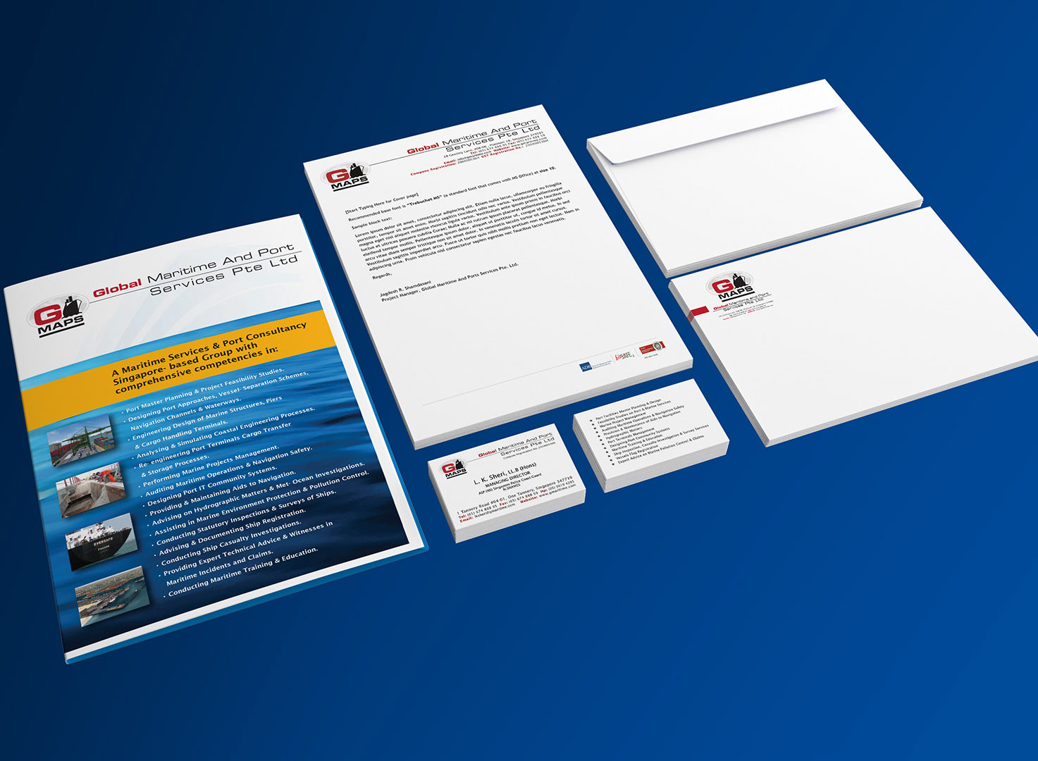 gmaps stationary and brochure