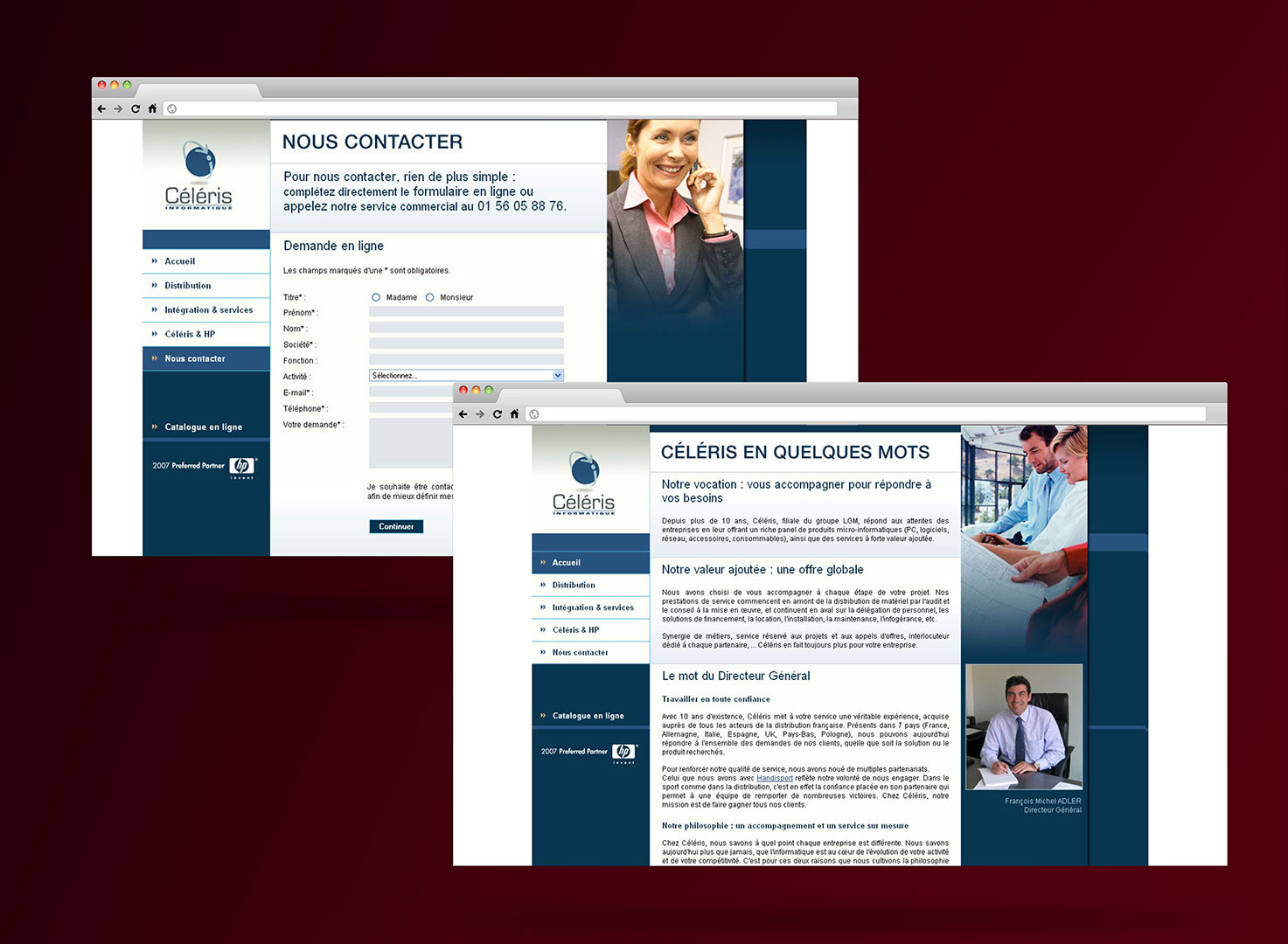 email campaign for HP partners