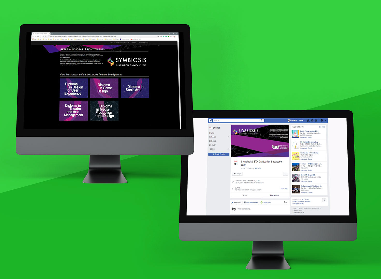 Website and social sitess