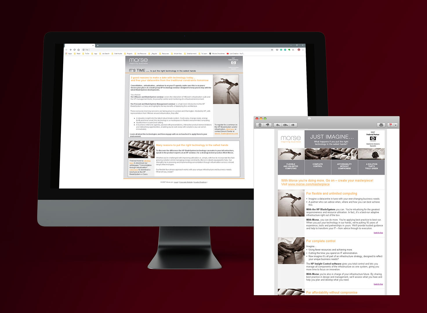 email campaign for HP partners
