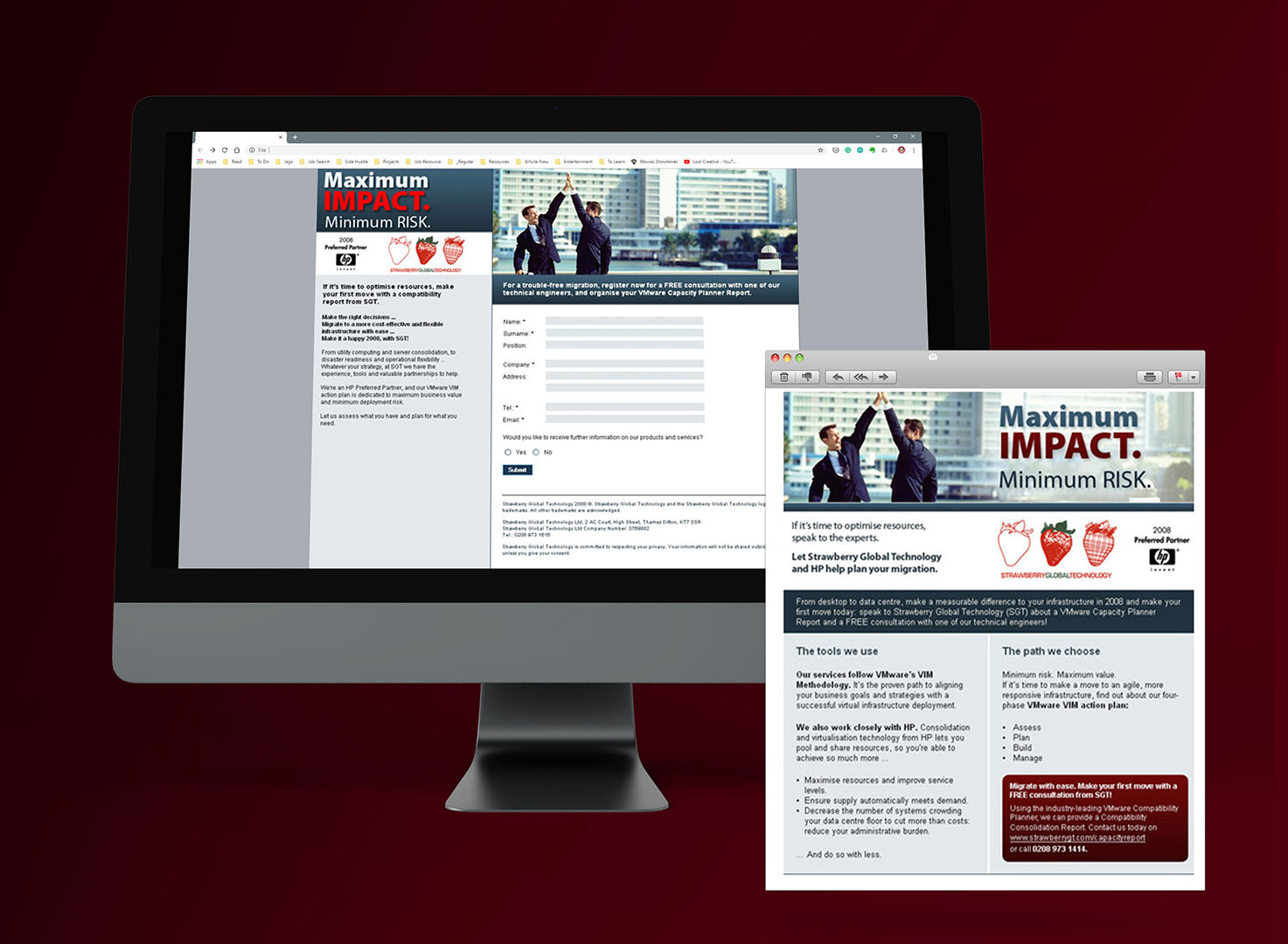 email campaign for HP partners