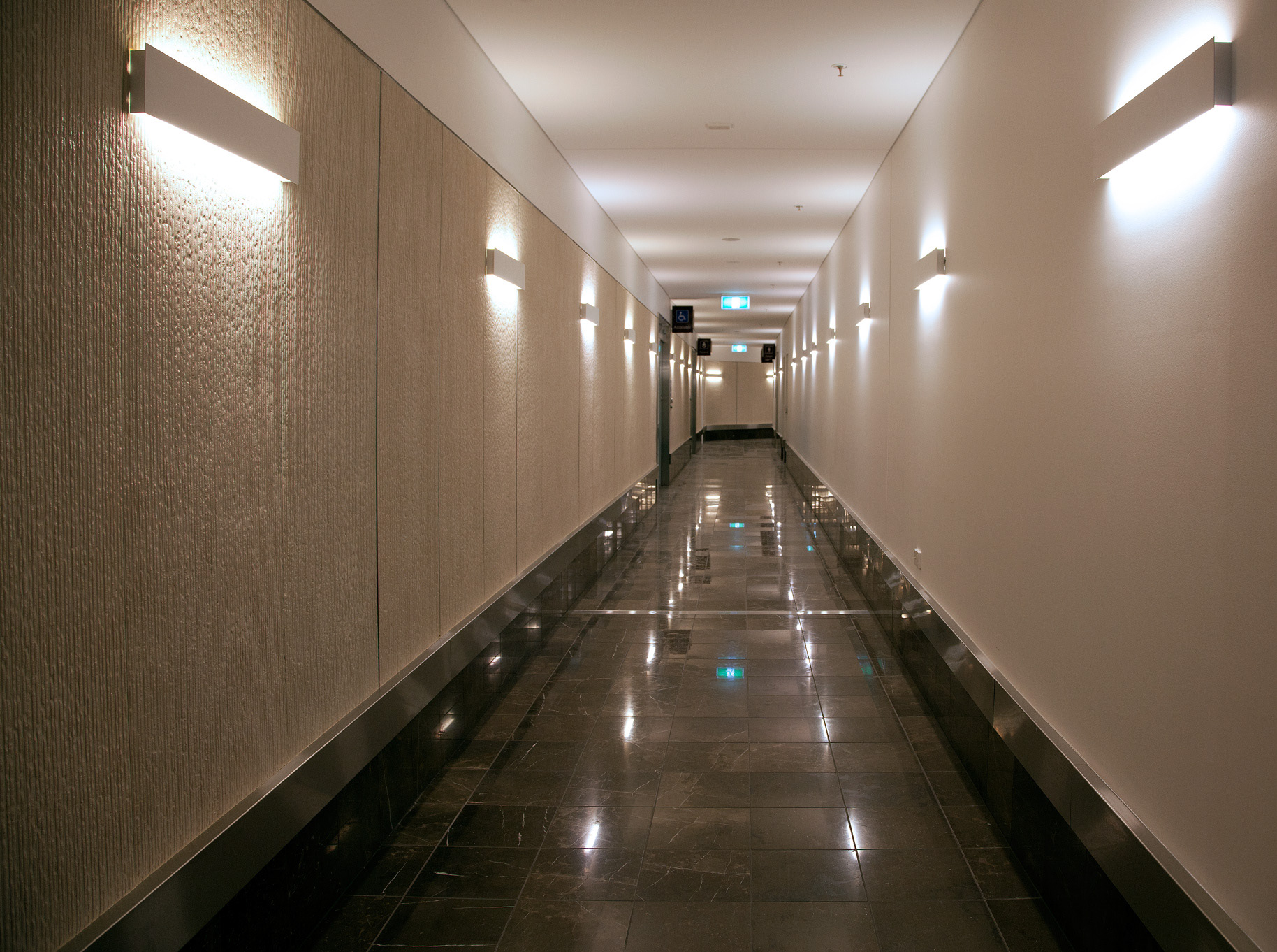 Ivory tonal range for hospitality wall design- Stonini Wall Panels