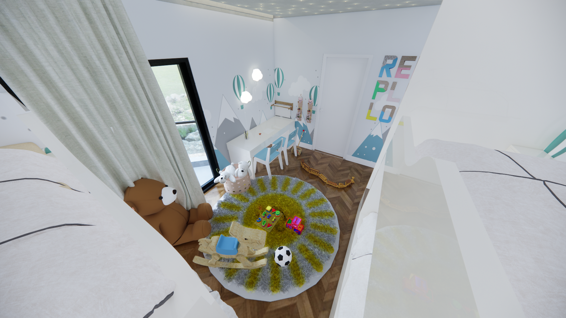 Kids Room Perspective C