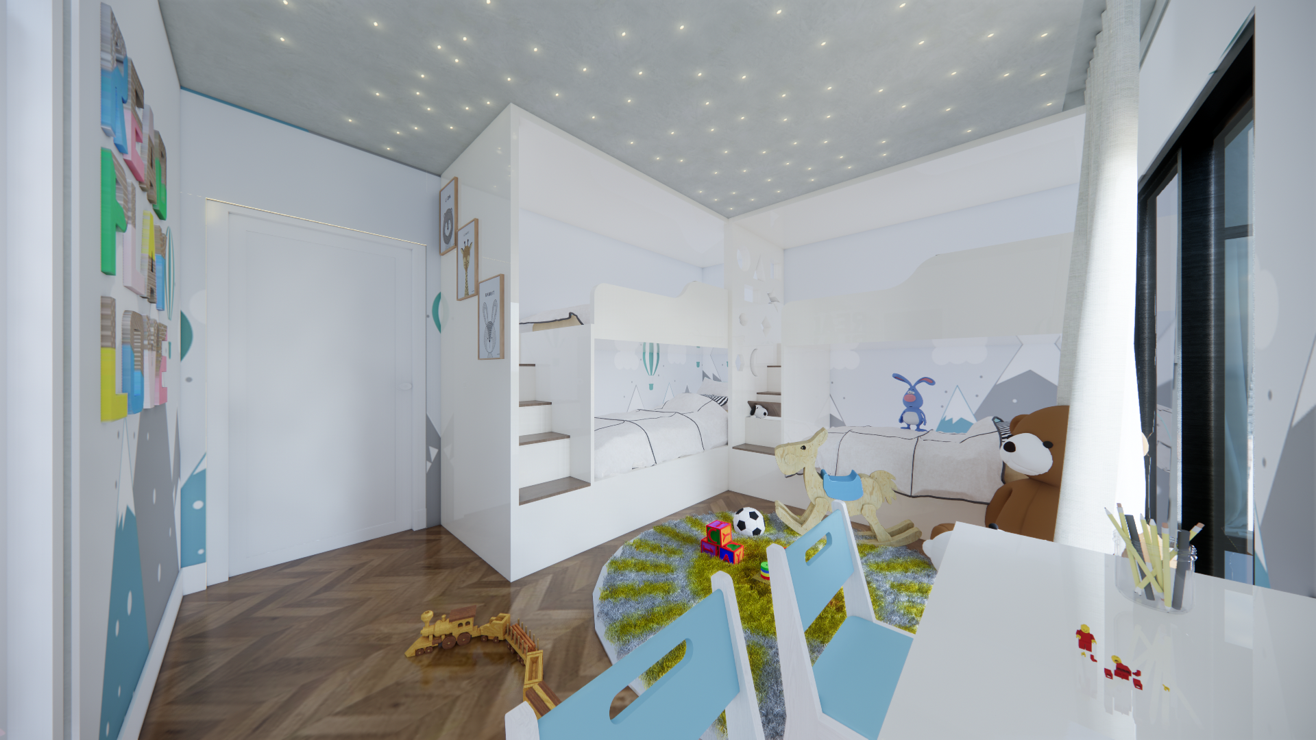 Kids Room Perspective A