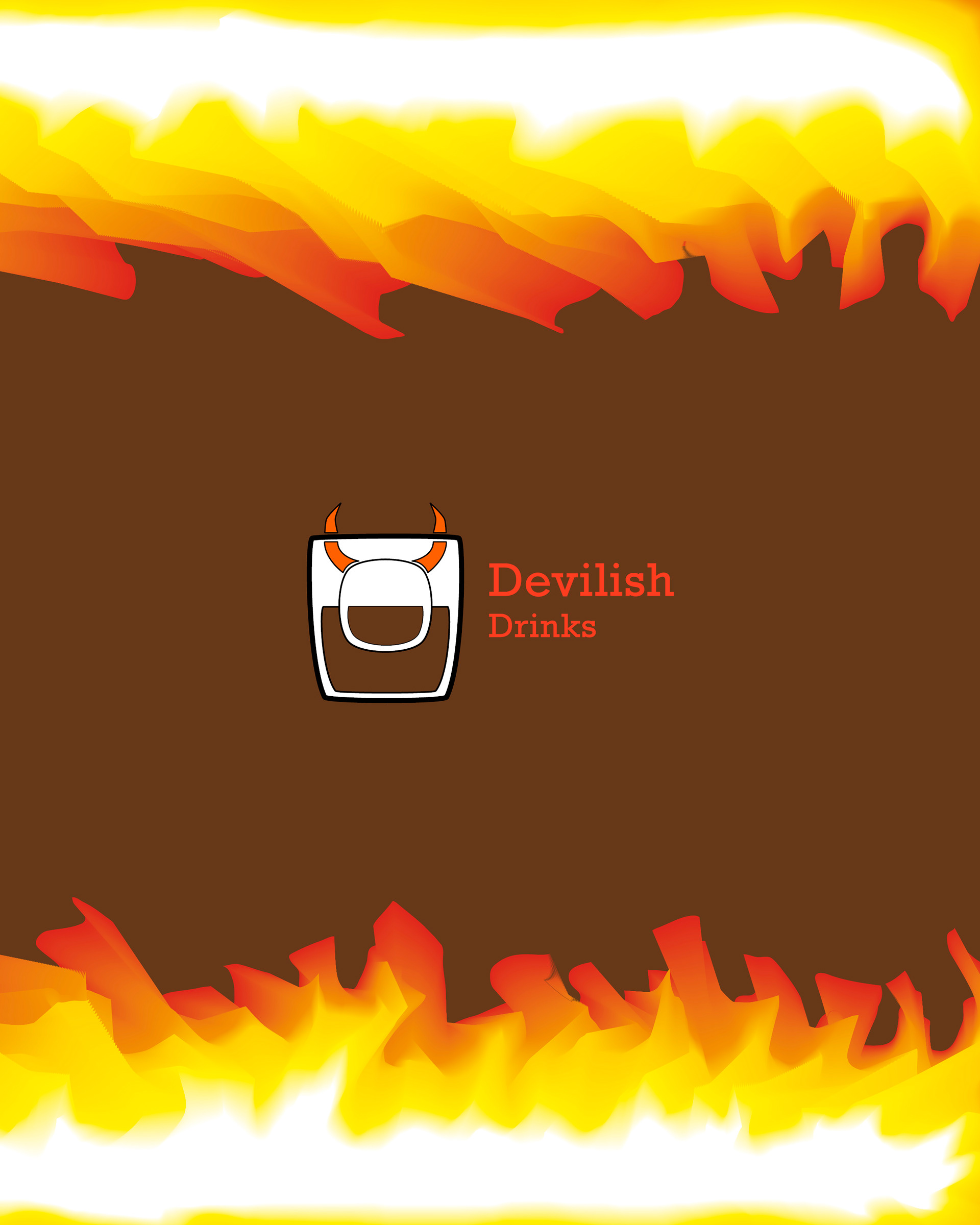 The front of the menu as seen digitally.
