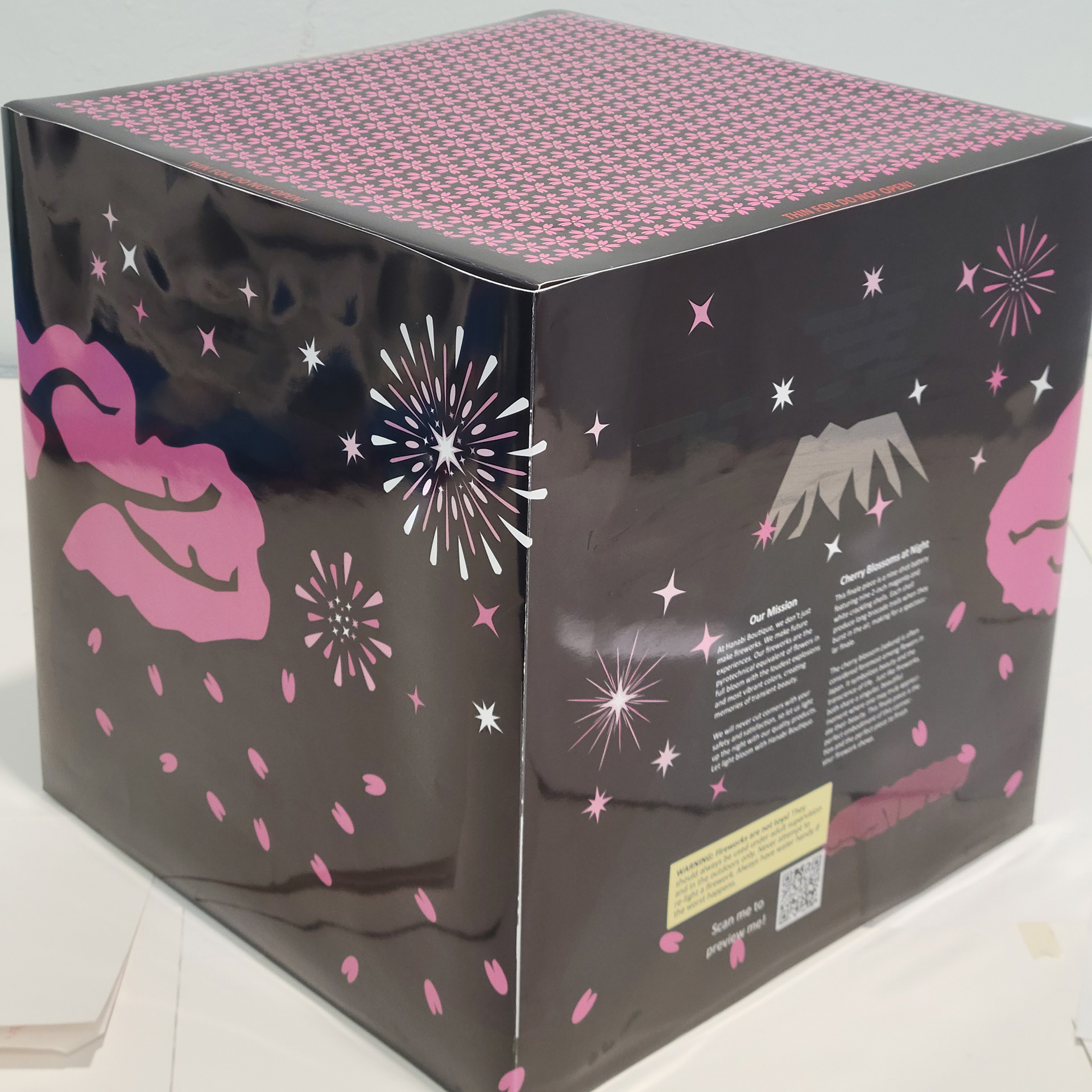 Backside view of the finale.