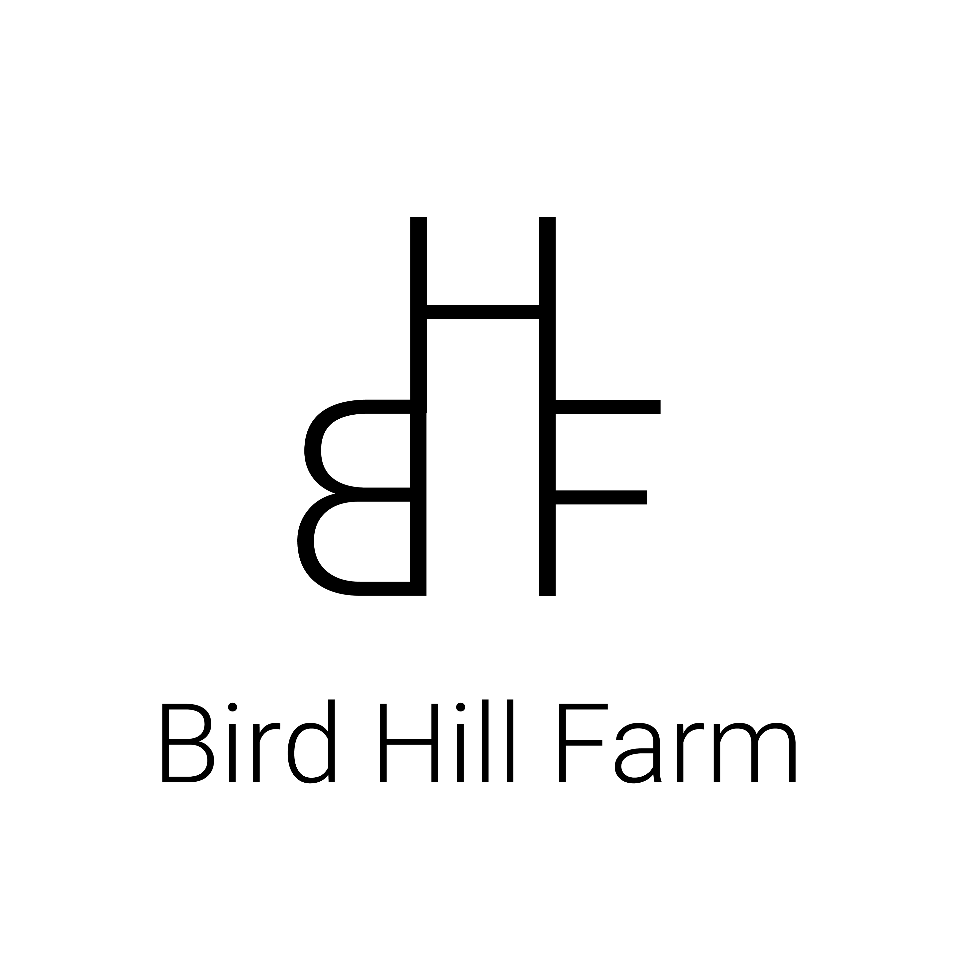 Bird Hill Farm Logo A White Square