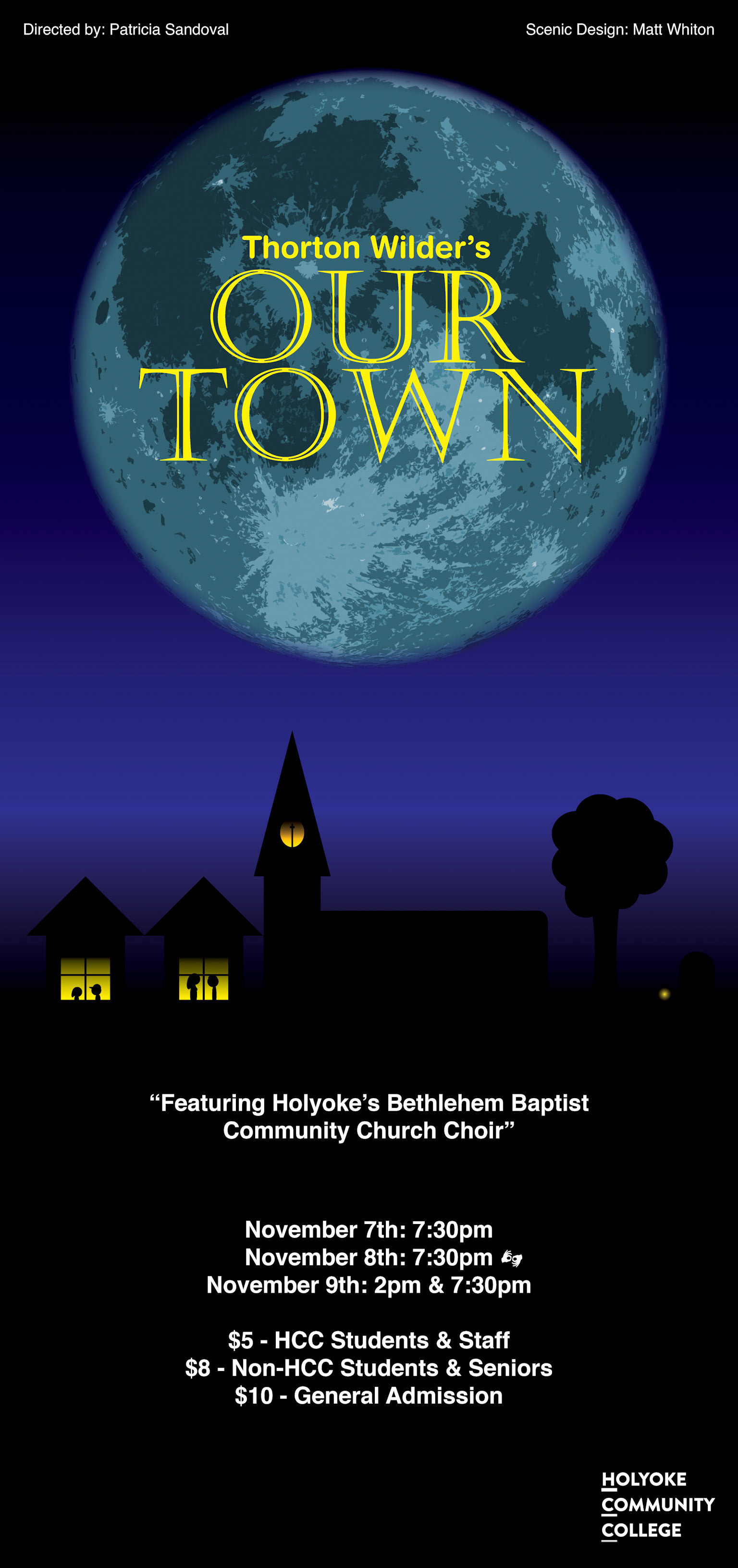 Our Town Play Poster
