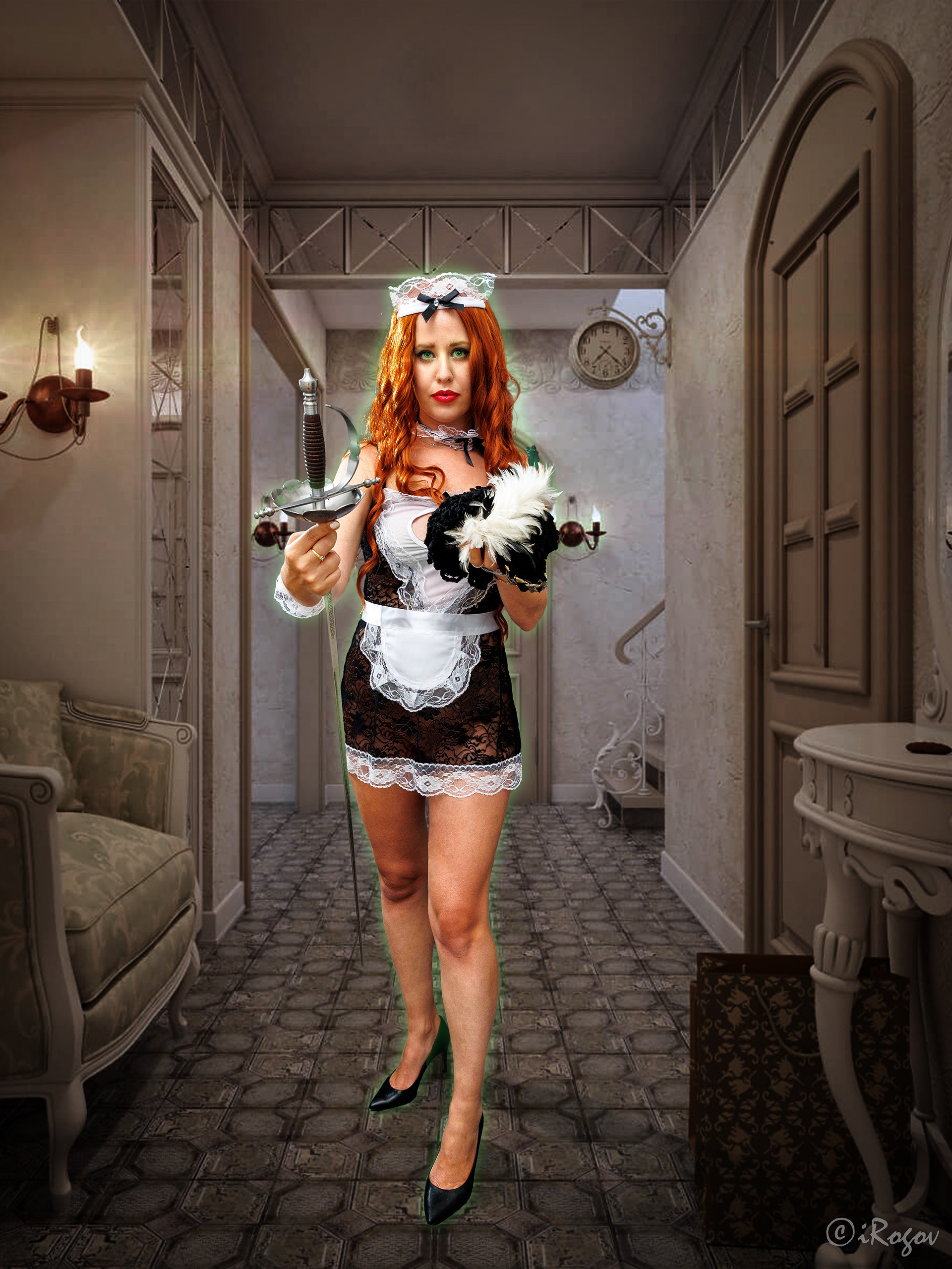  - Разве вы без шпаги пришли? - удивилась Гелла.