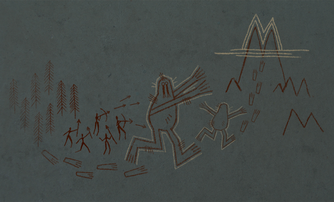 Cave painting